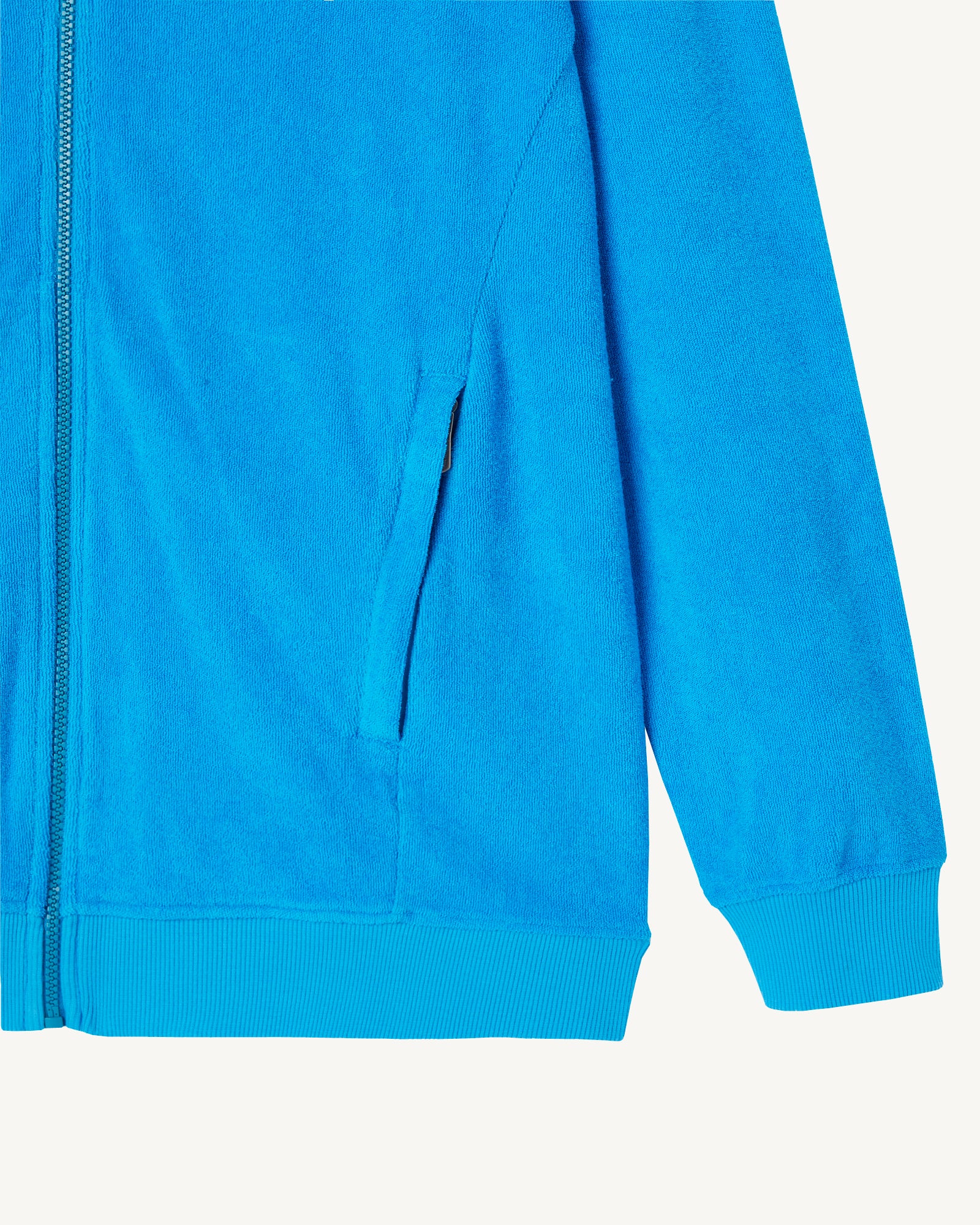 Zipped hooded jacket Azur Nazare