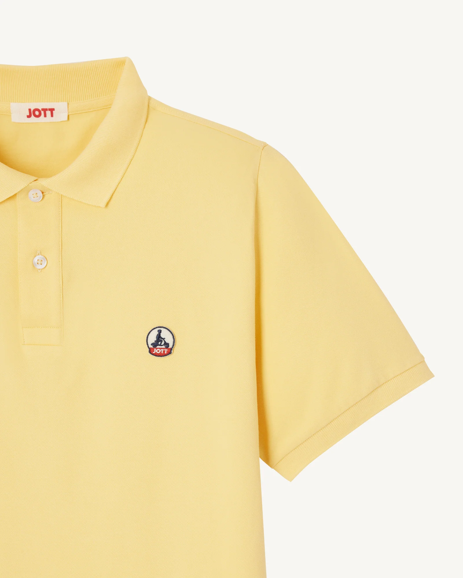 Polo shirt in organic cotton White Marbella