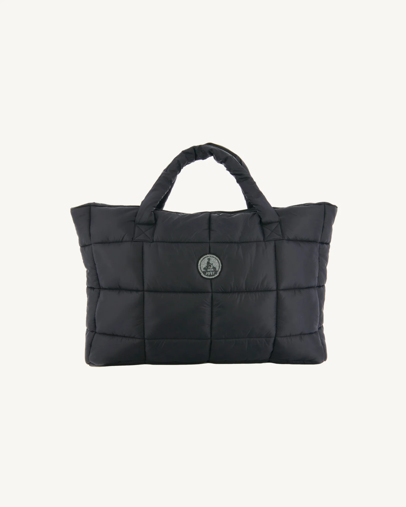 Bag with crystals Swarovski®️ shopping Black Leika 2.0