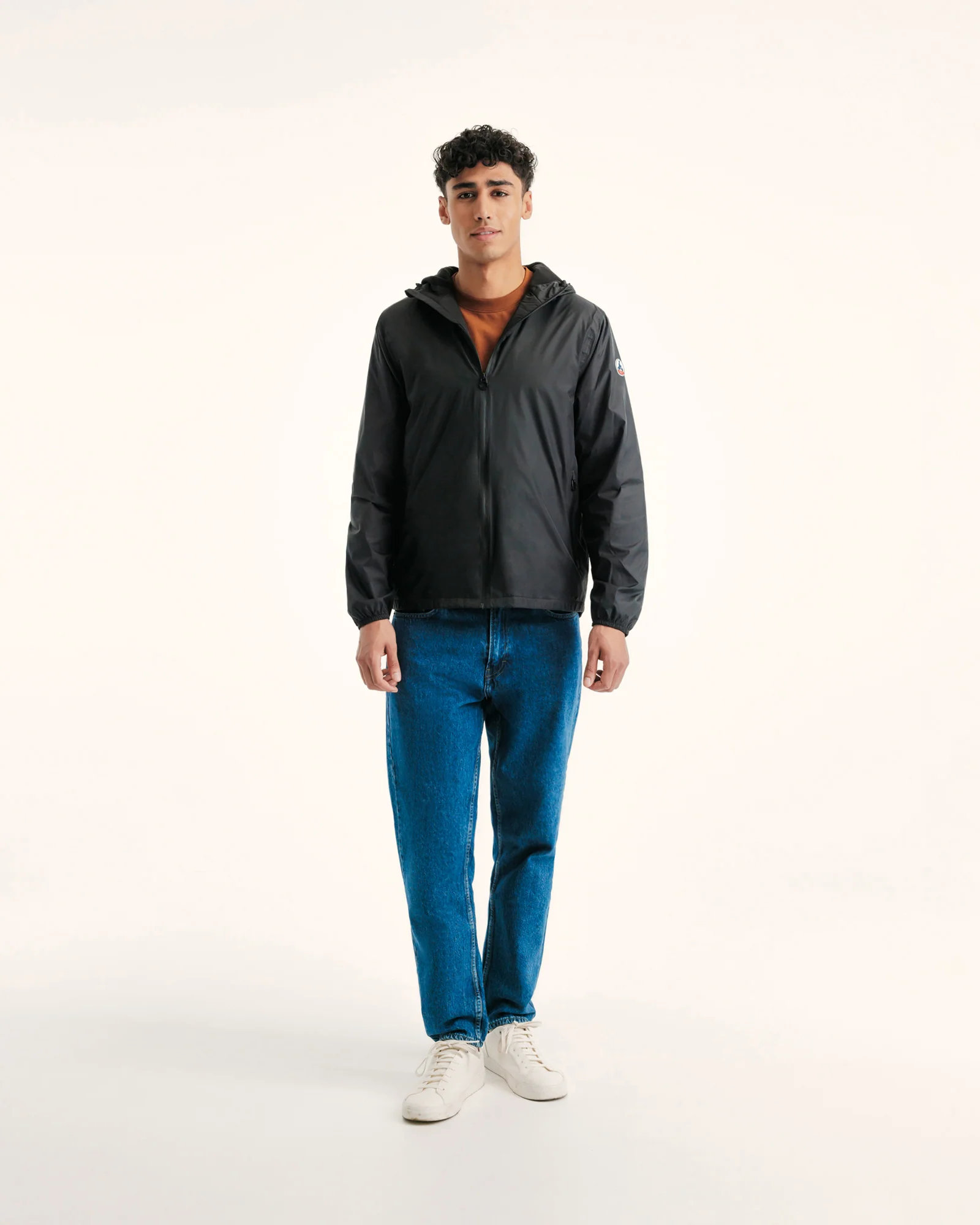 Derry Polar Black fleece-lined raincoat