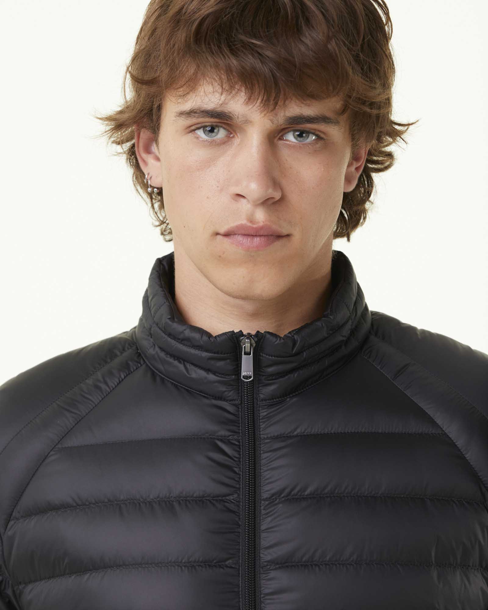 Light down jacket Denim blue Mat