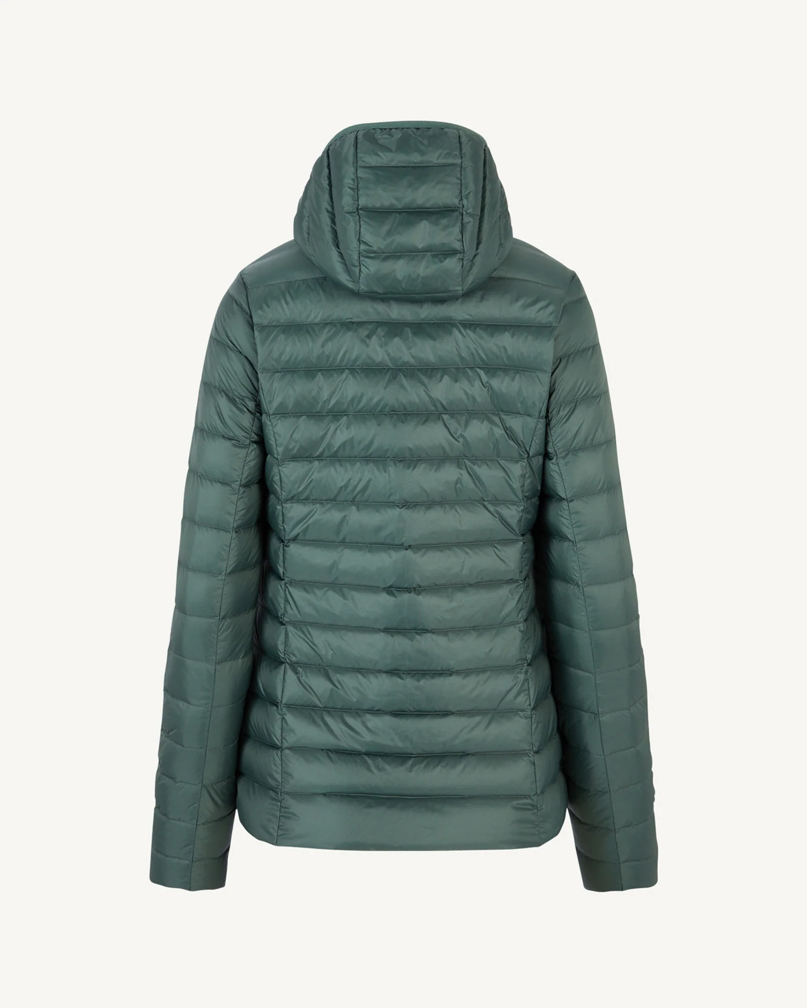 Down jacket light Celadon green Cloe hoodie