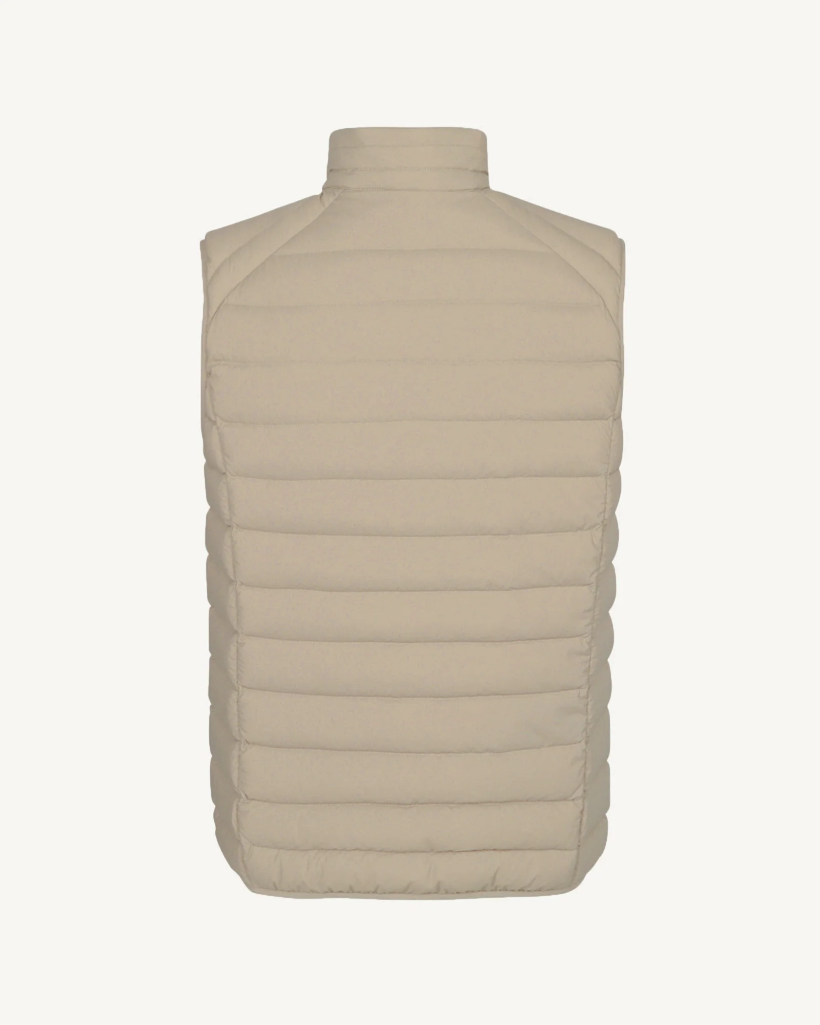 Down jacket sleeveless stretch Beige Arafo