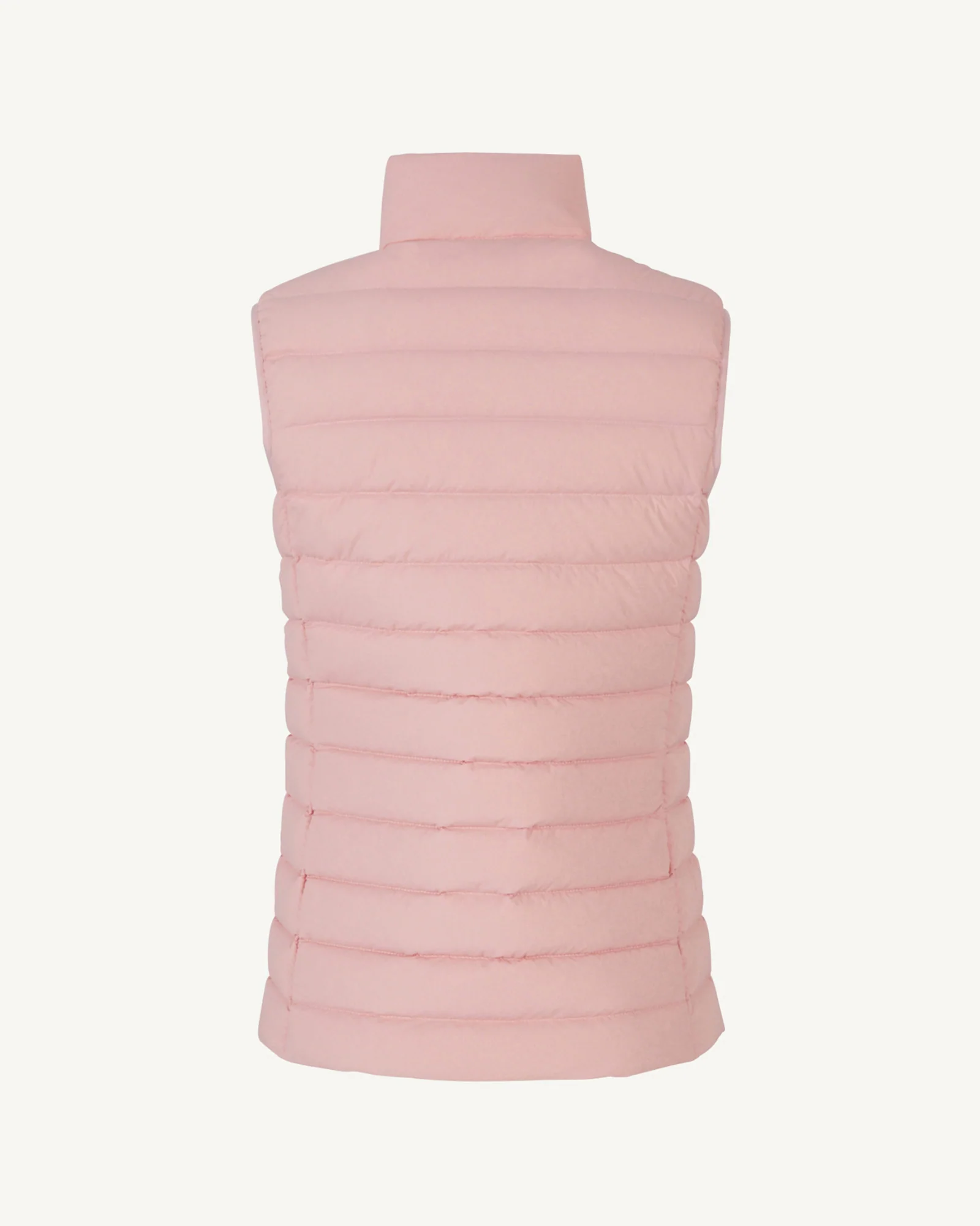 Down jacket sleeveless stretch peach pink Grenada