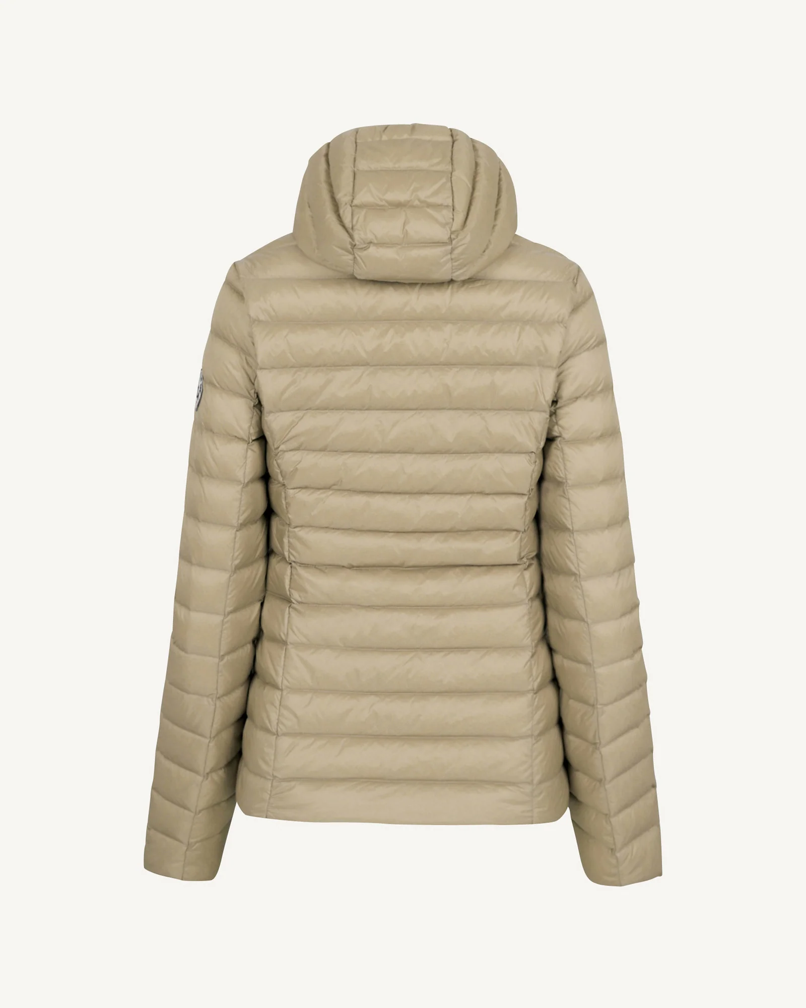 Down jacket light Celadon green Cloe hoodie