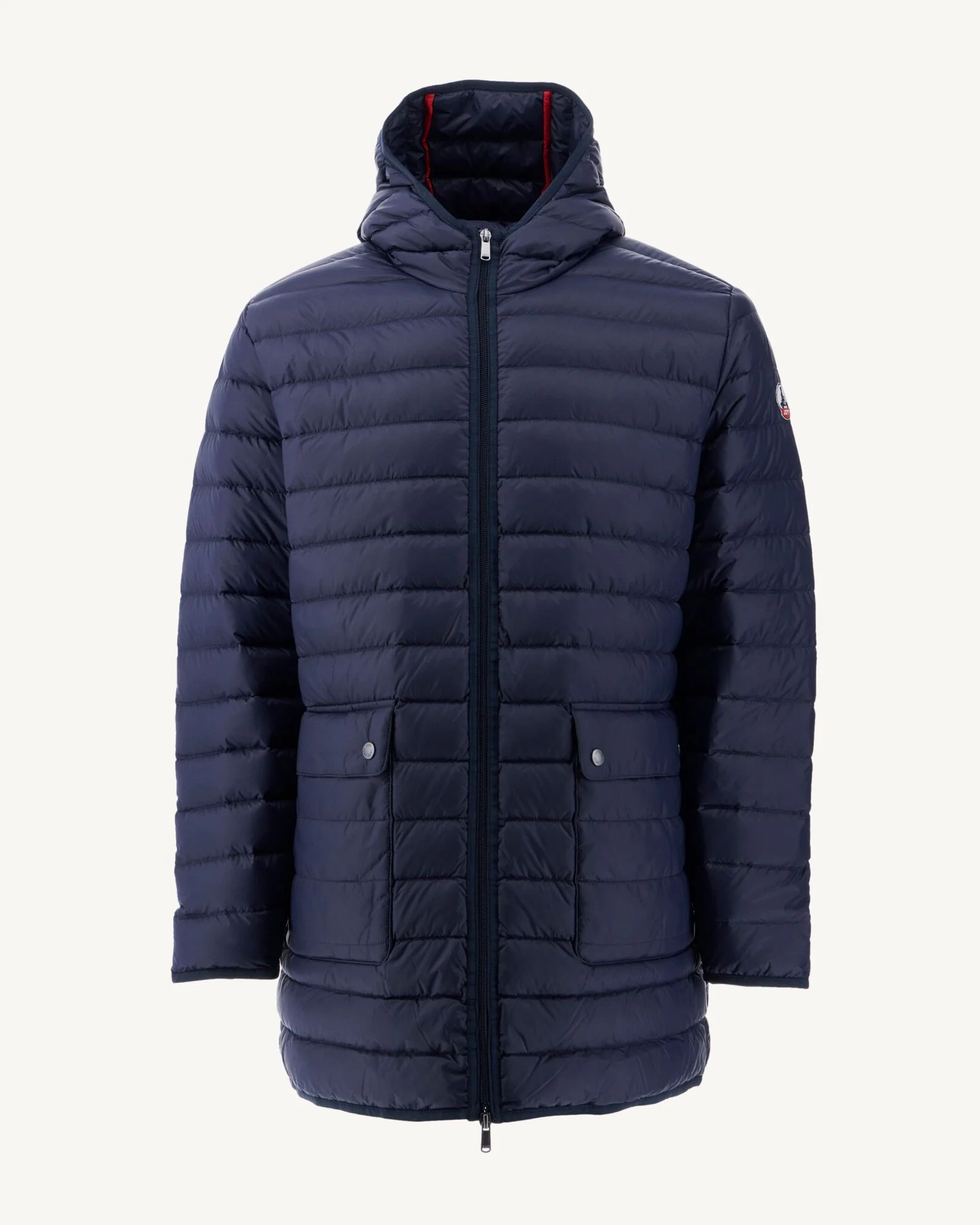 Long Anthracite down jacket Luc