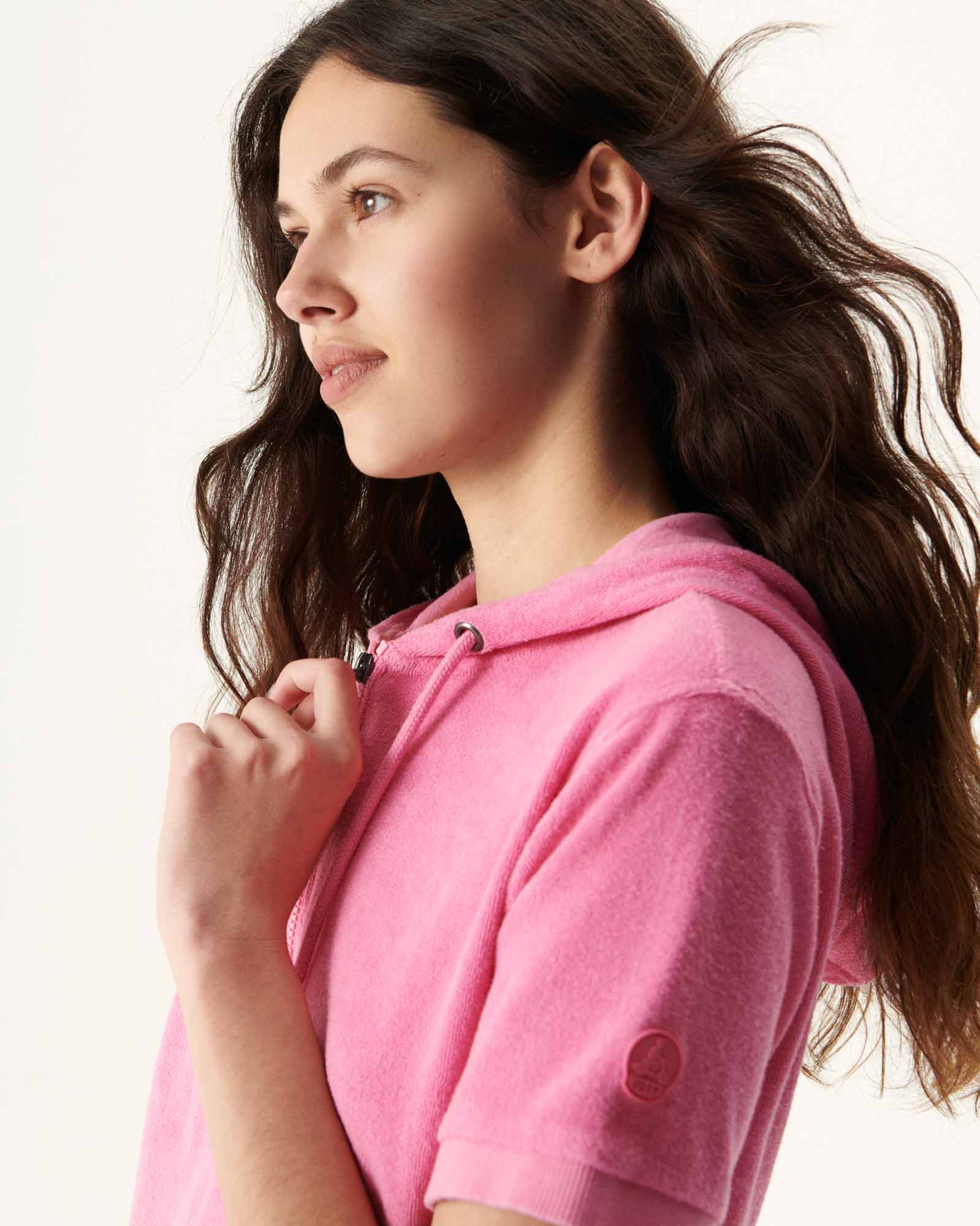 Meg Intense Pink Terry Dress