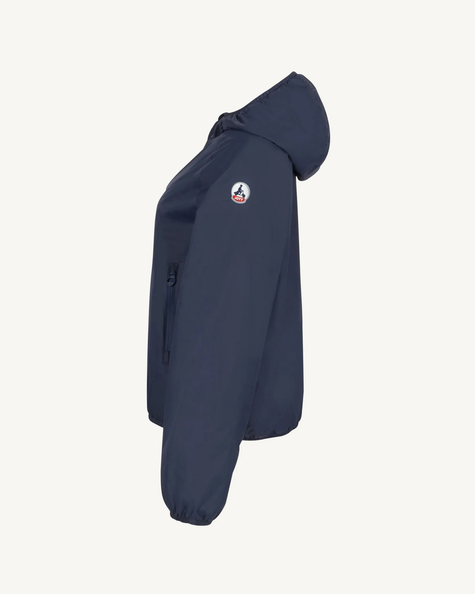 Fleece-lined raincoat Black Feroe Polar