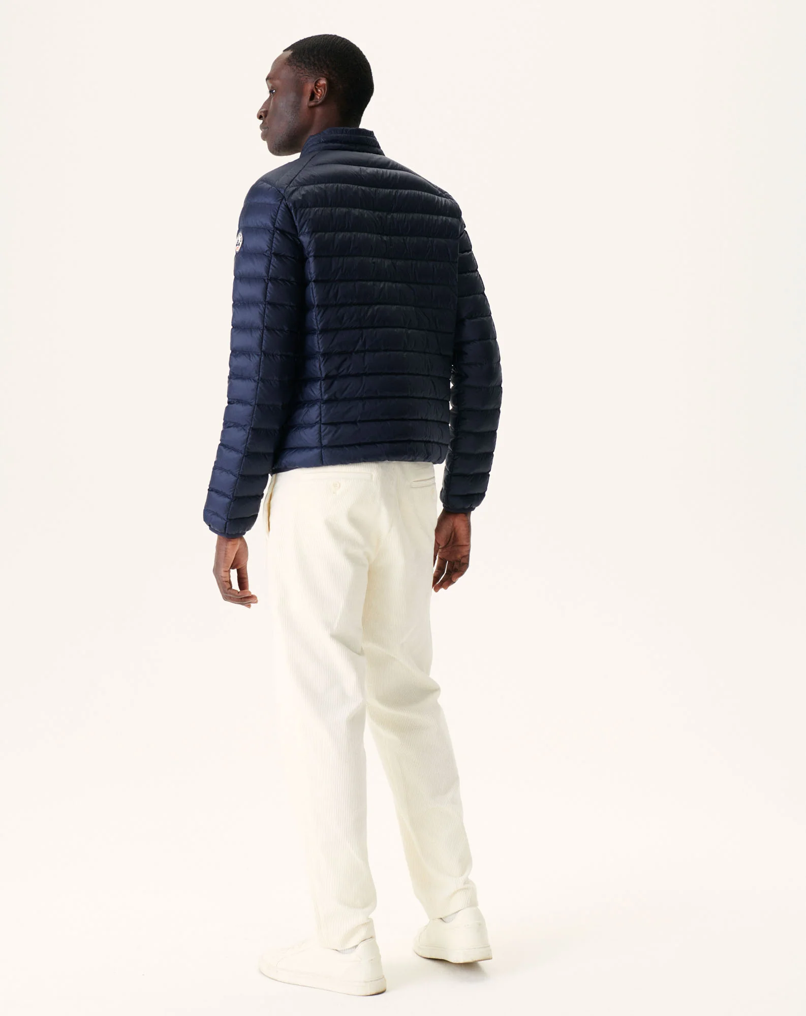 Light down jacket Denim blue Mat