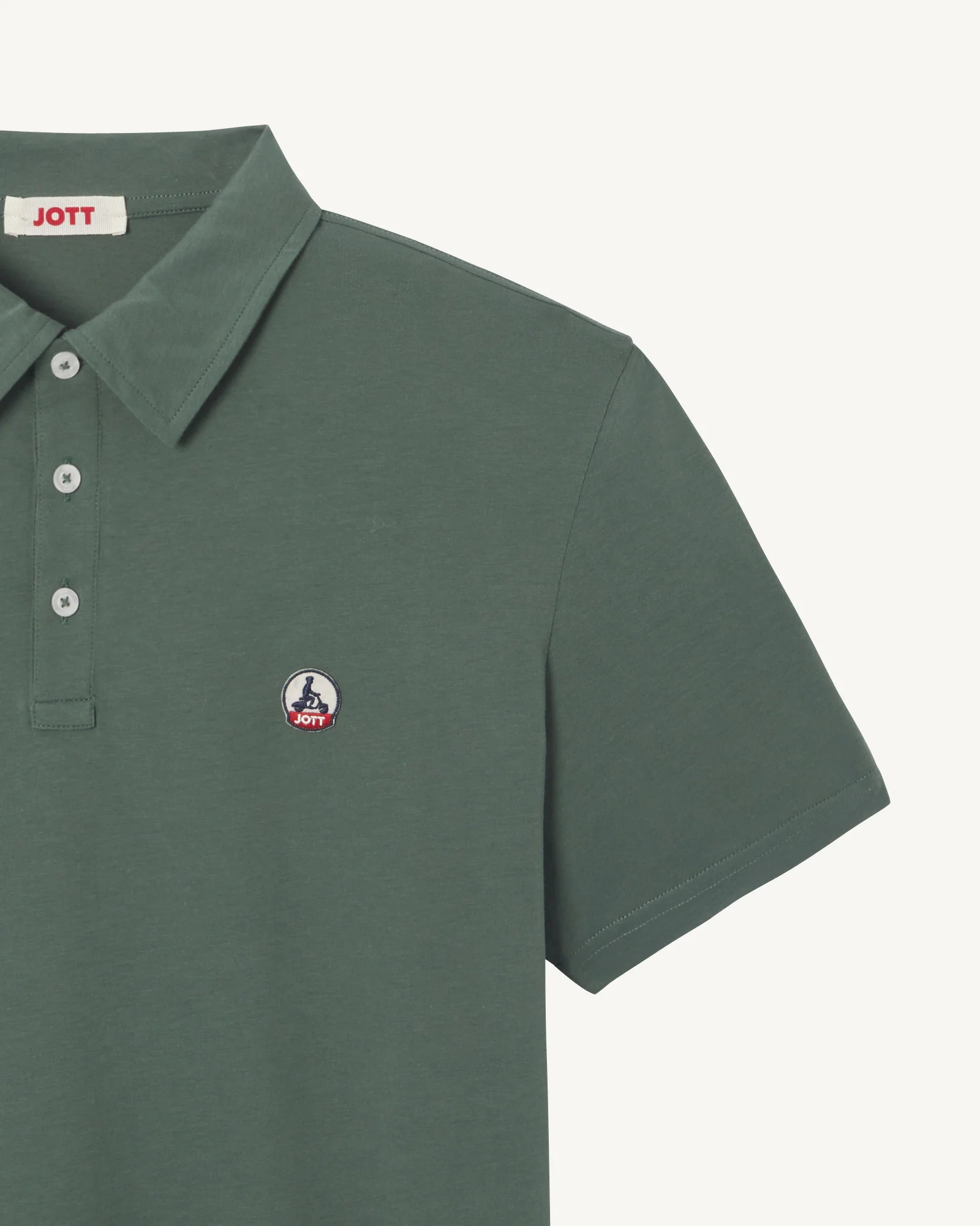 Polo shirt in organic cotton Black Lavan