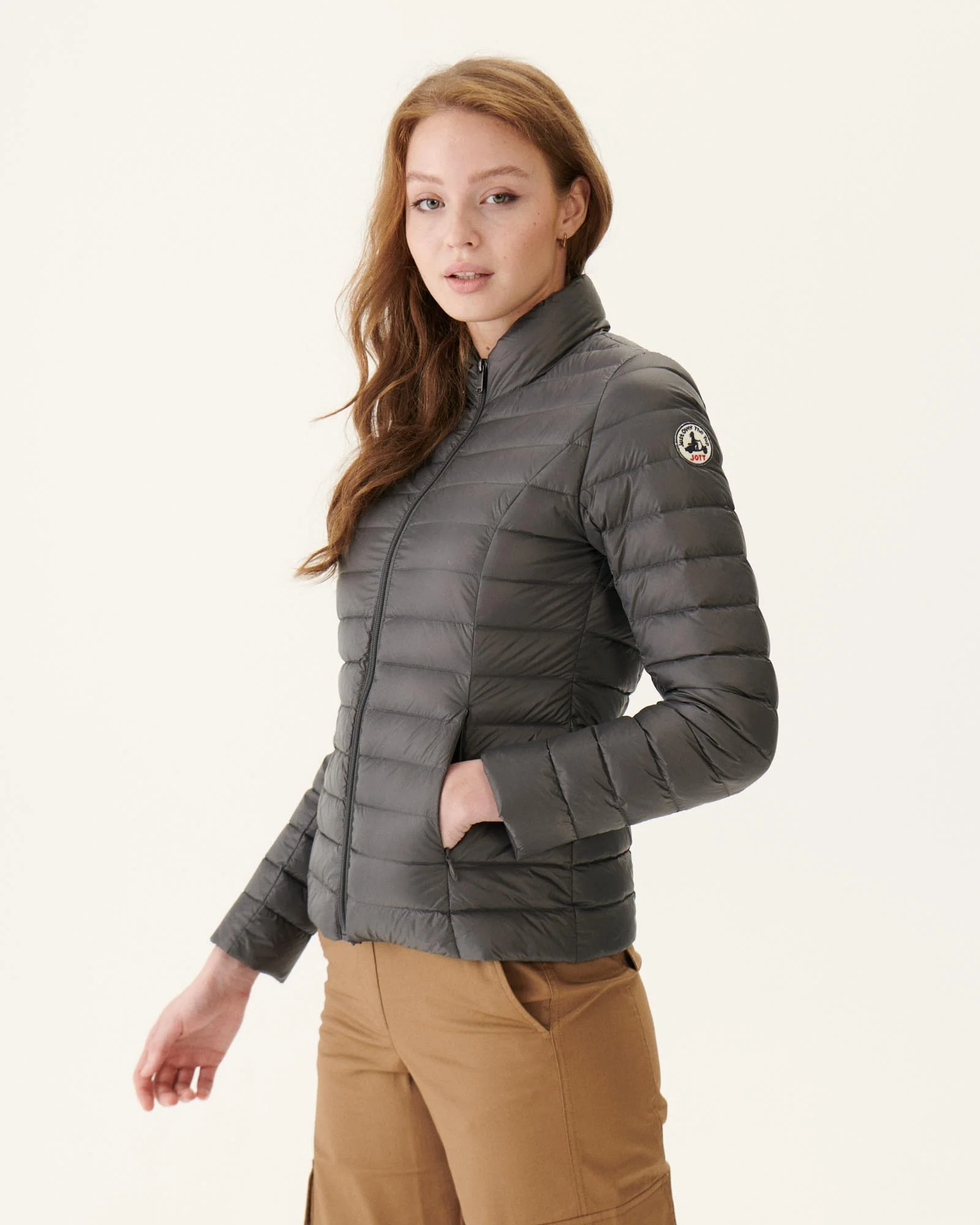 Down jacket light Celadon green Cha