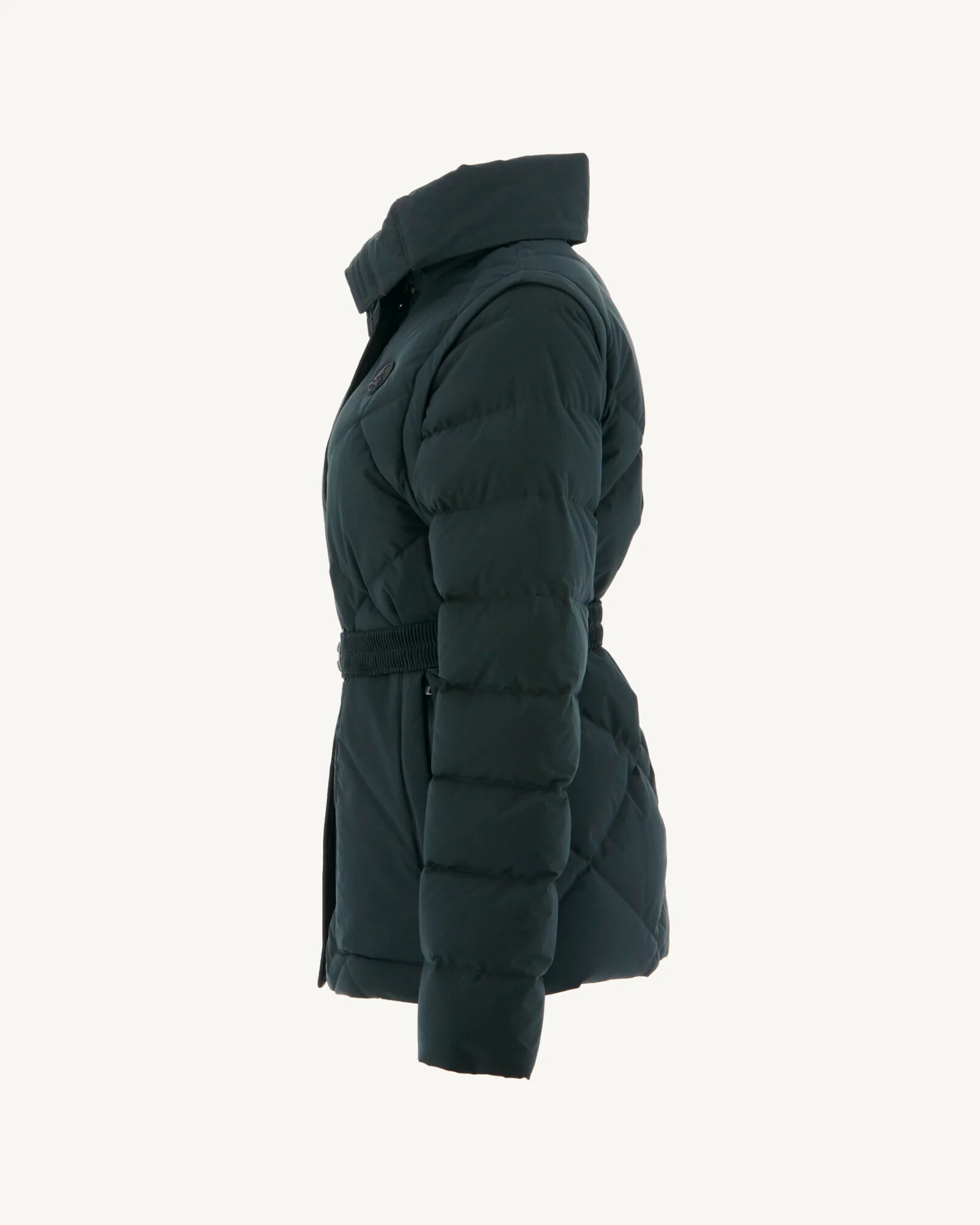 Down jacket removable sleeves Black Anita