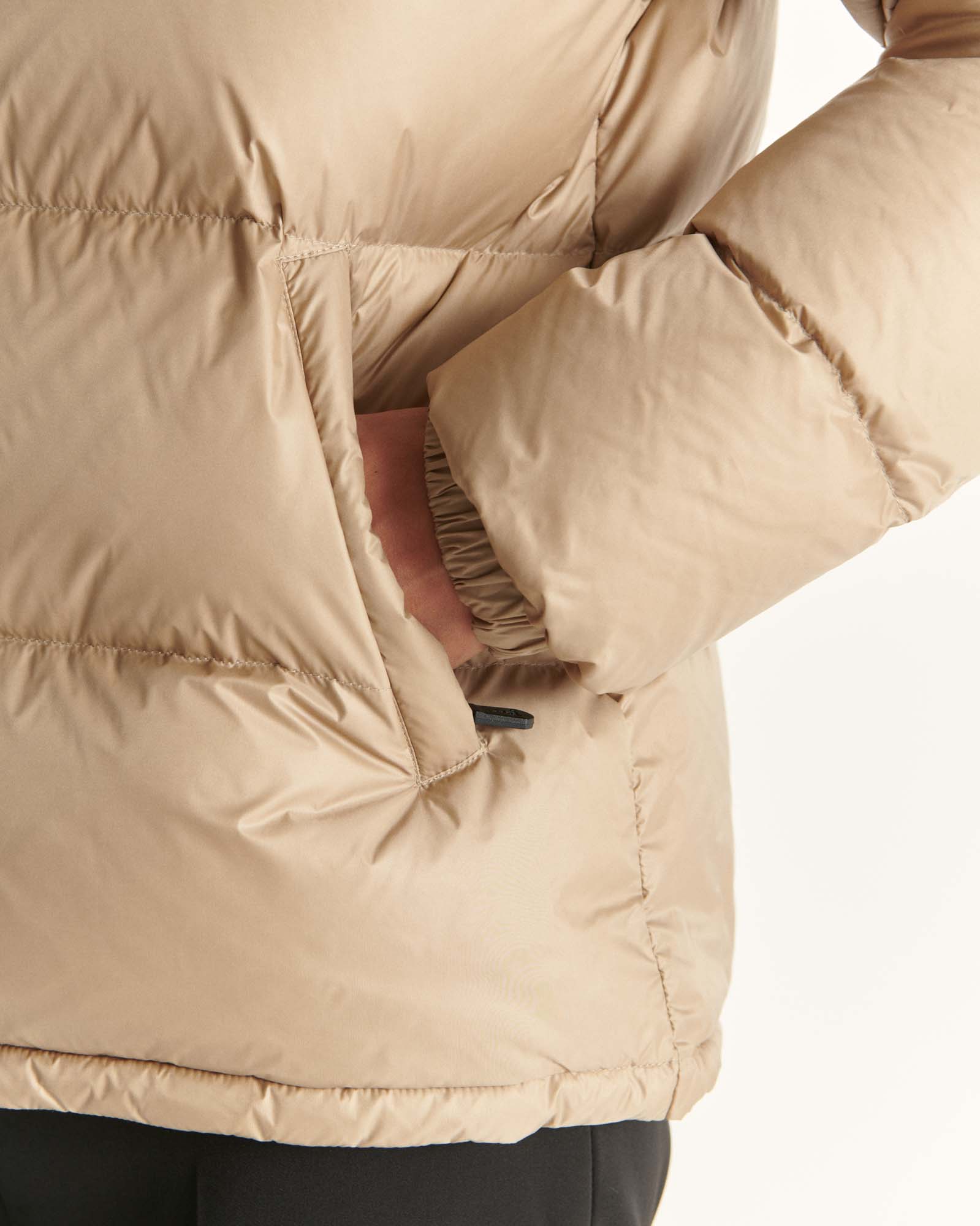 Aubergine Cardiff Great Cold quilted down jacket