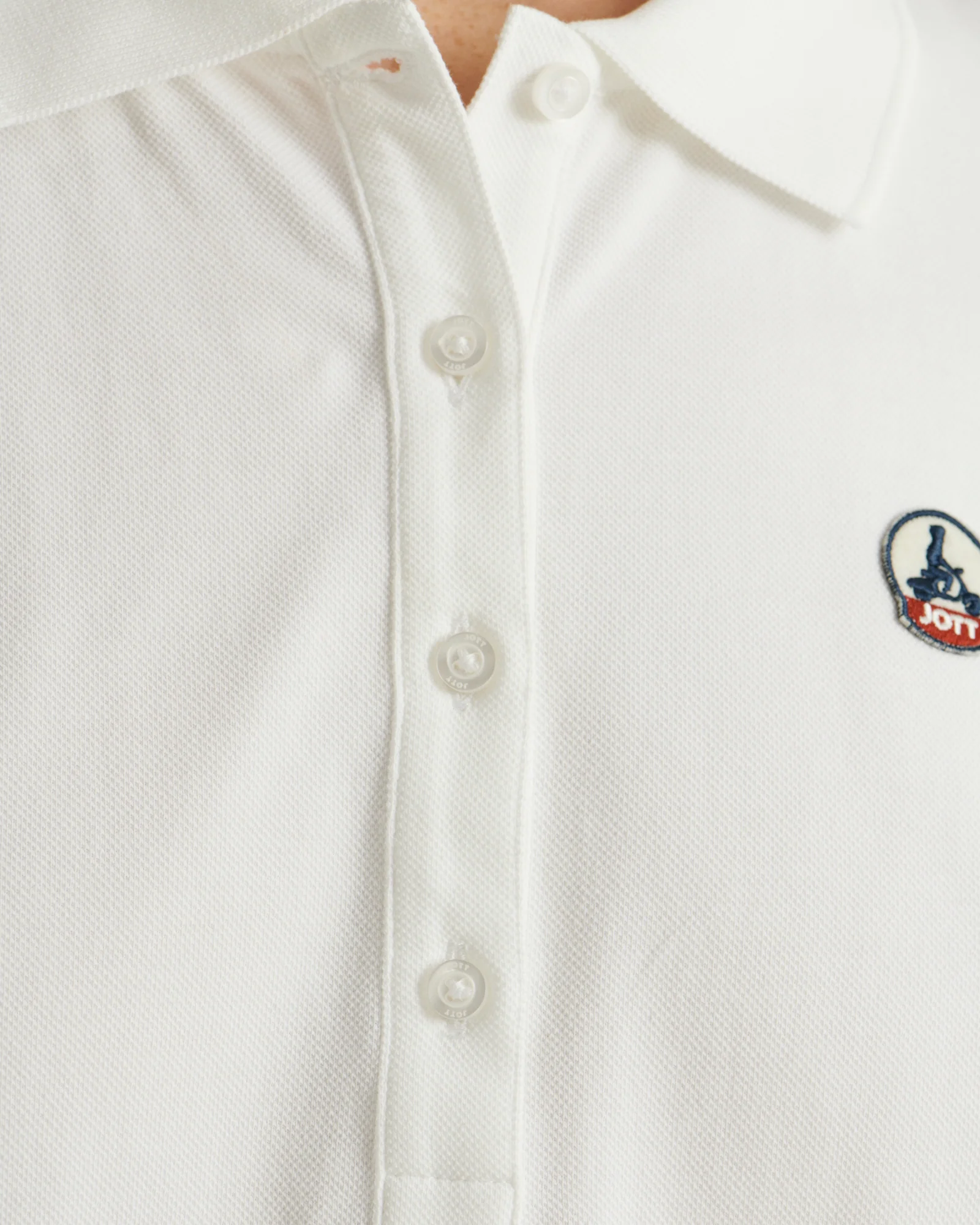 Polo shirt in organic cotton White Franca