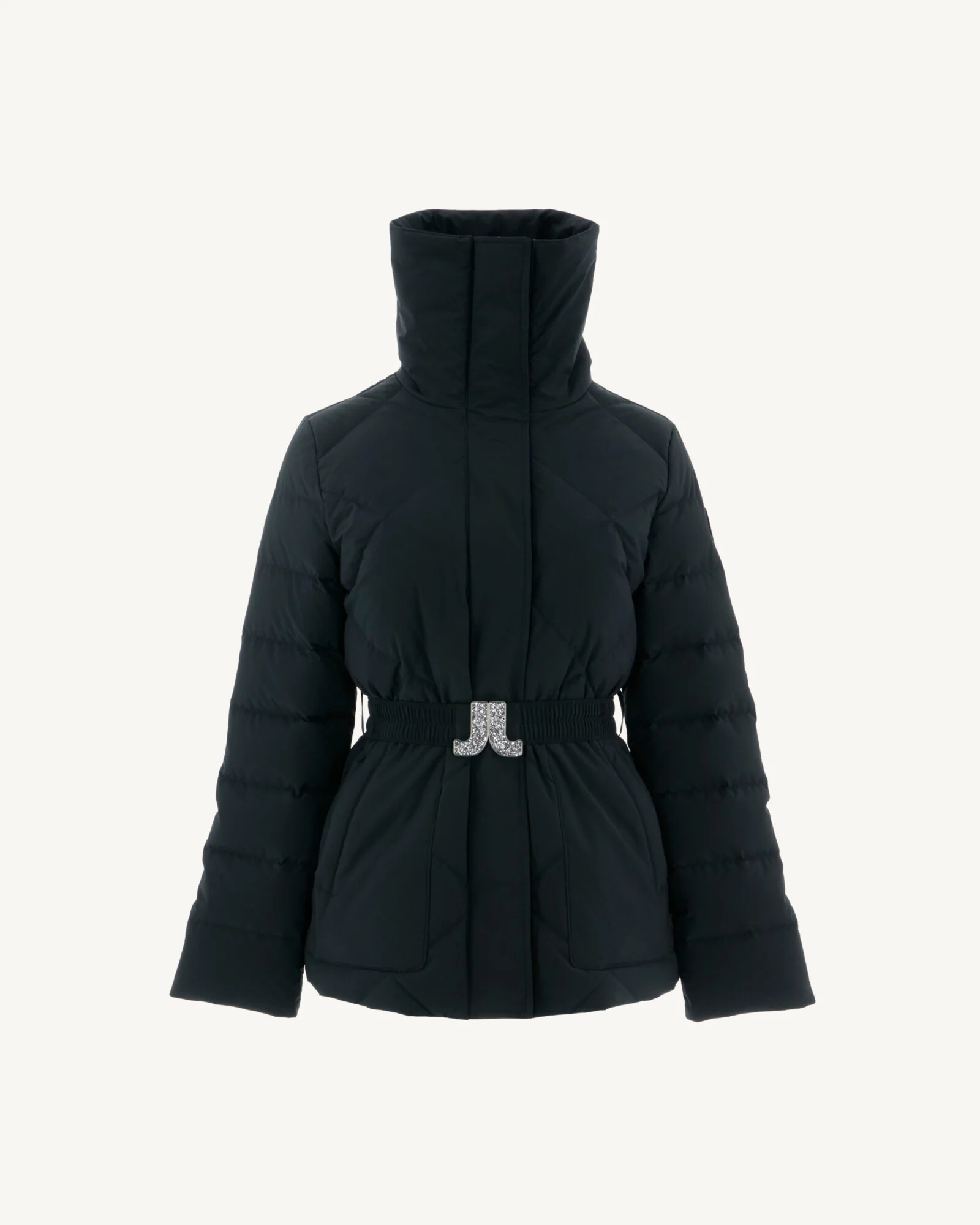 Down jacket with crystals Swarovski®️ Black Anita 2.1