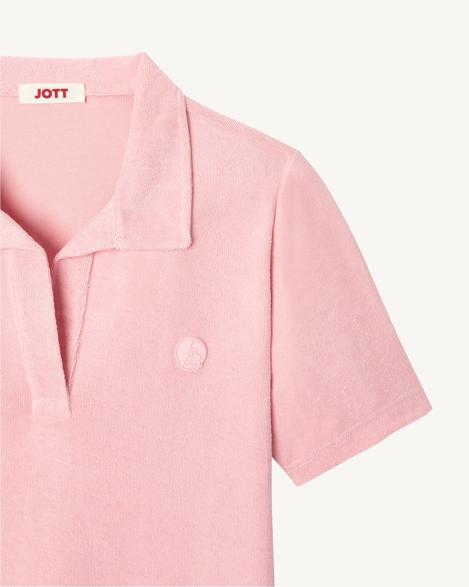 Anya Peppermint polo dress, straight cut