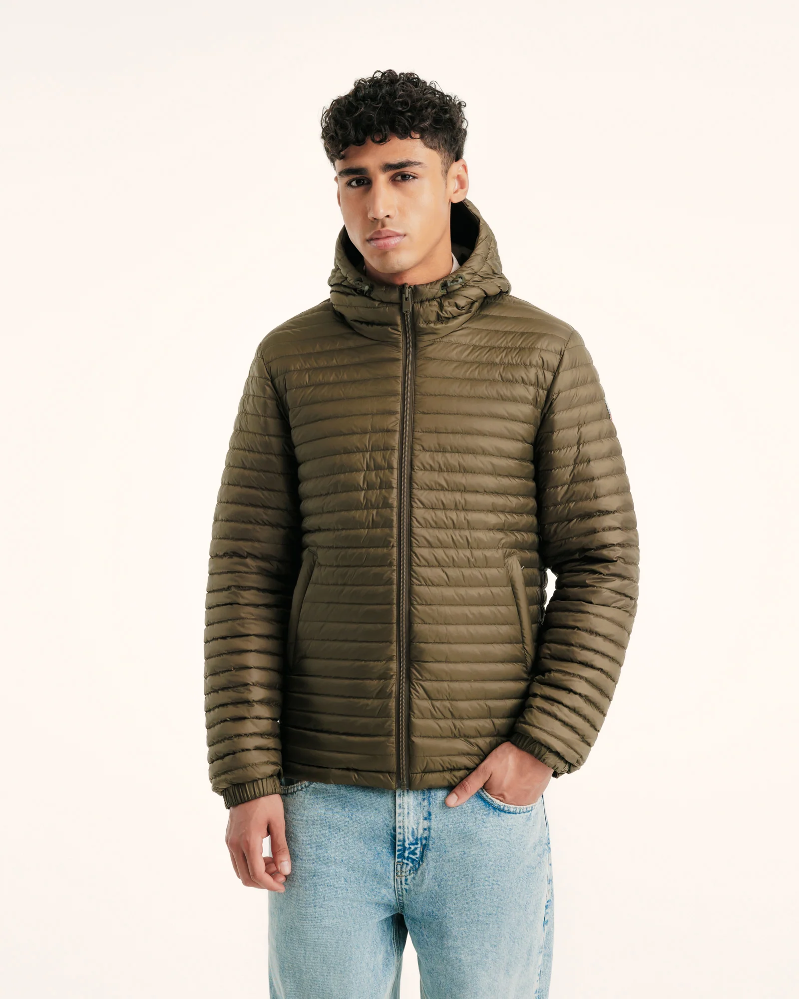 Down jacket ultralight reversible Navy/Beige Chicago 2.0