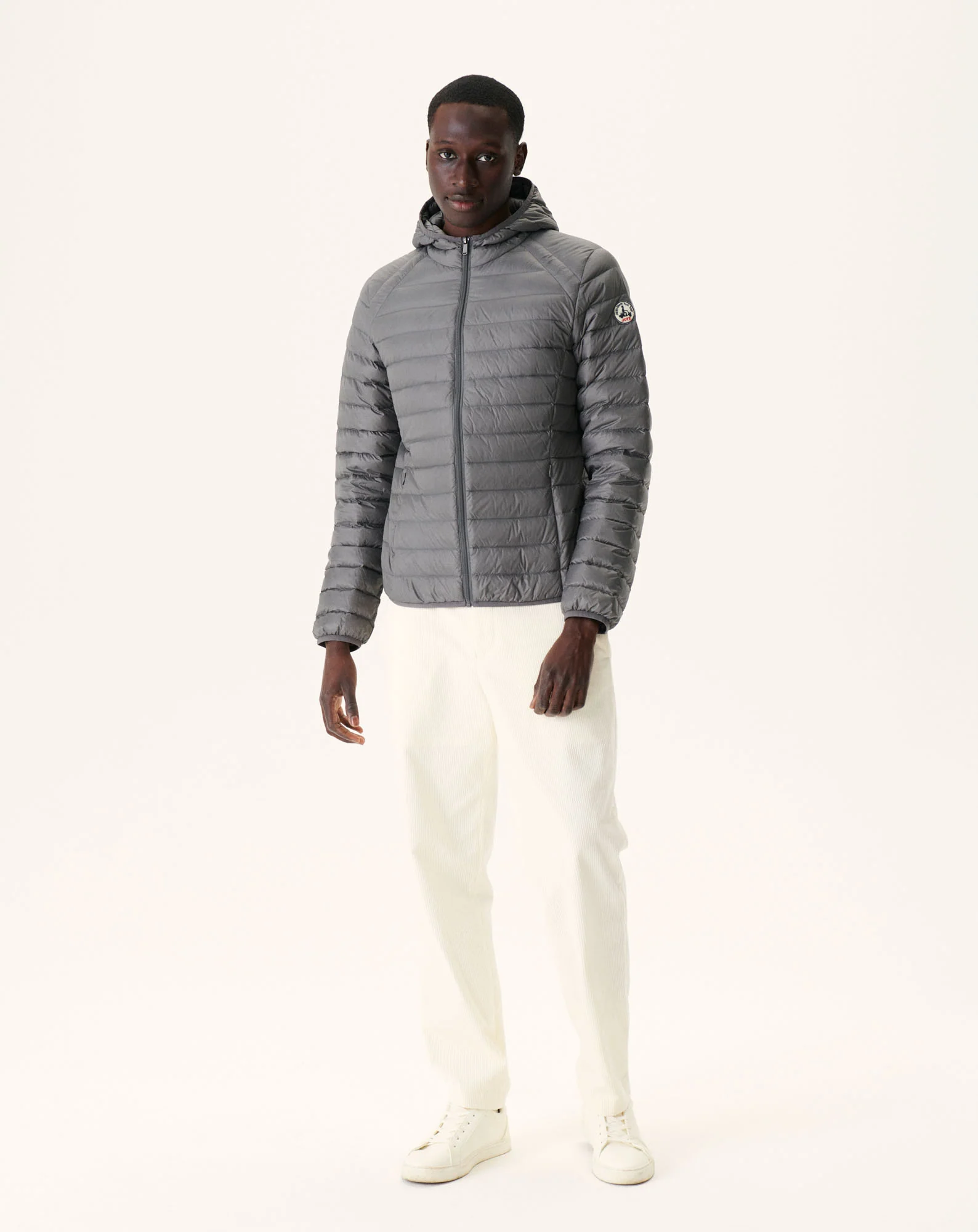 Light hooded puffer jacket Red Nico