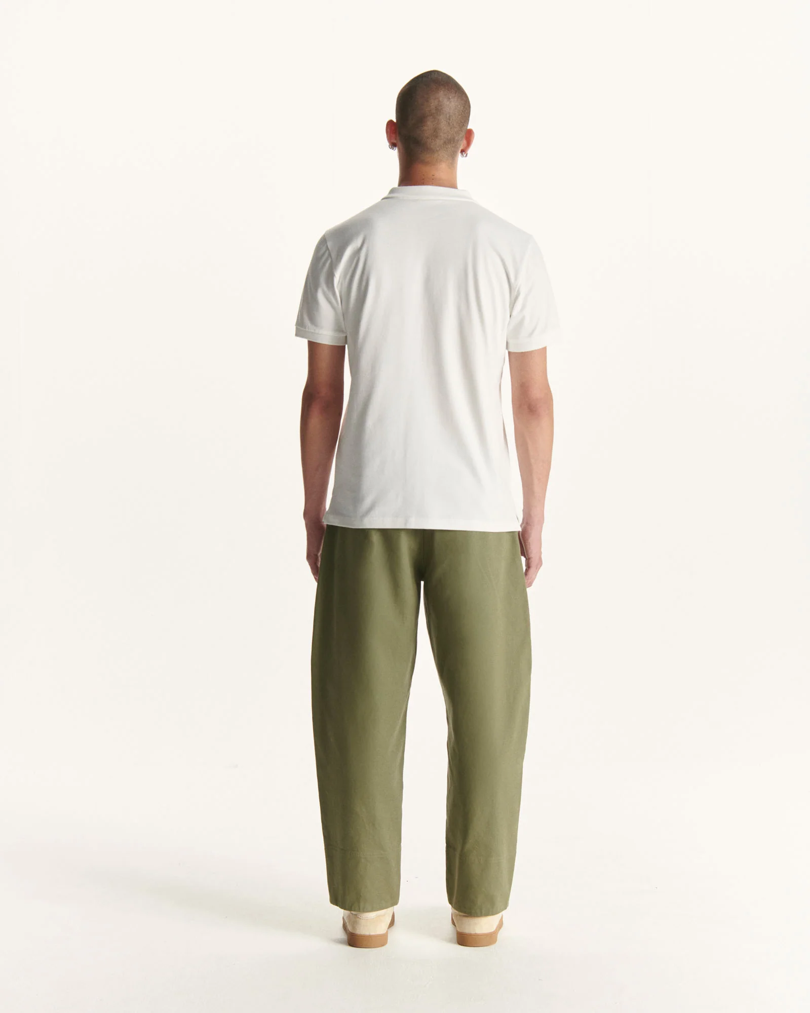 Organic cotton polo shirt Black Marbella