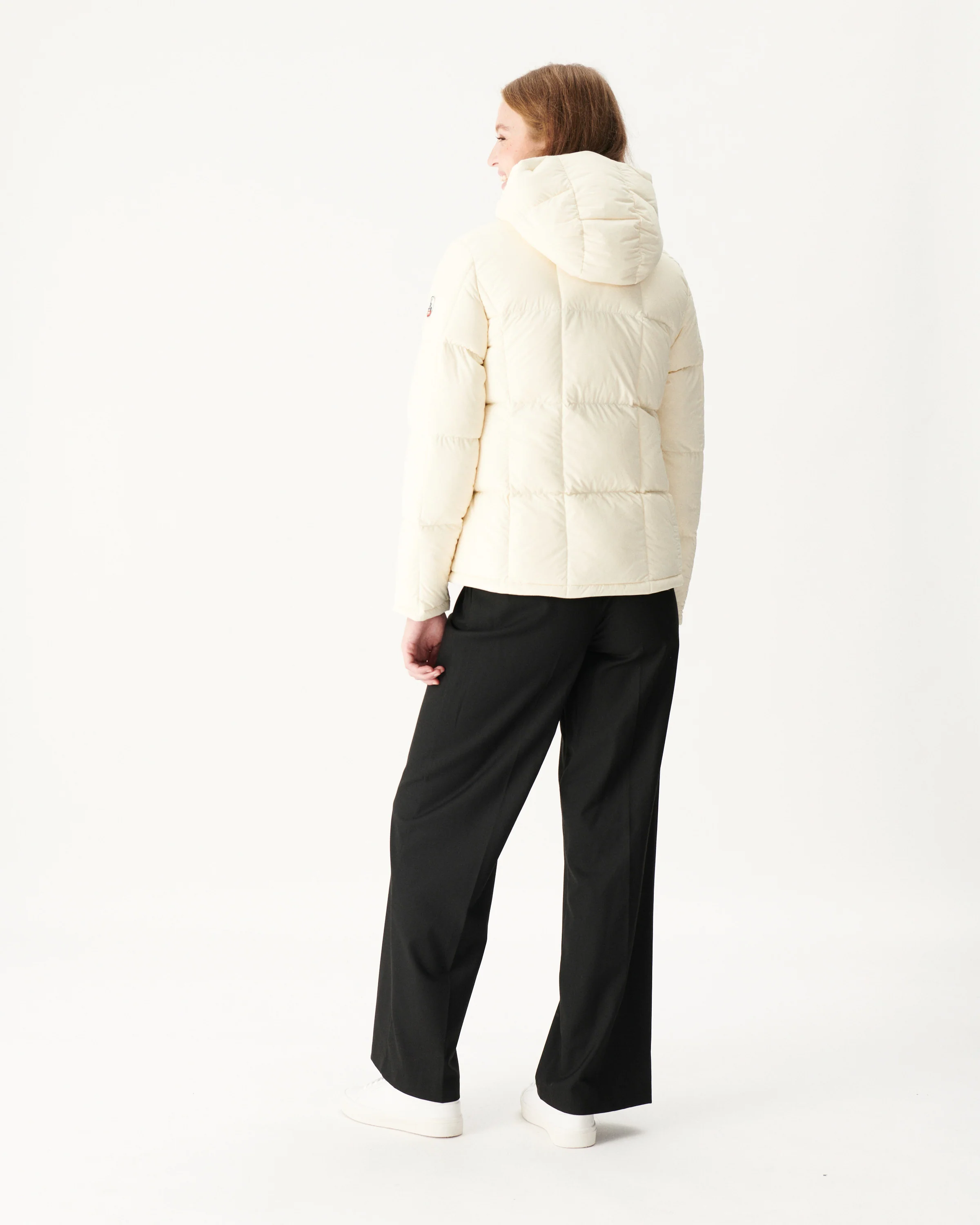 Reversible Great Cold Down Jacket Beige/Ecru Victoria