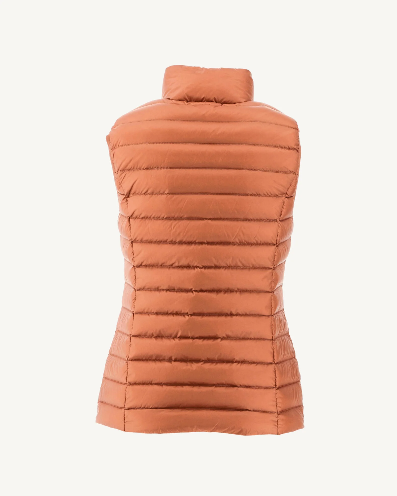Down jacket light sleeveless Peach Pink Seda
