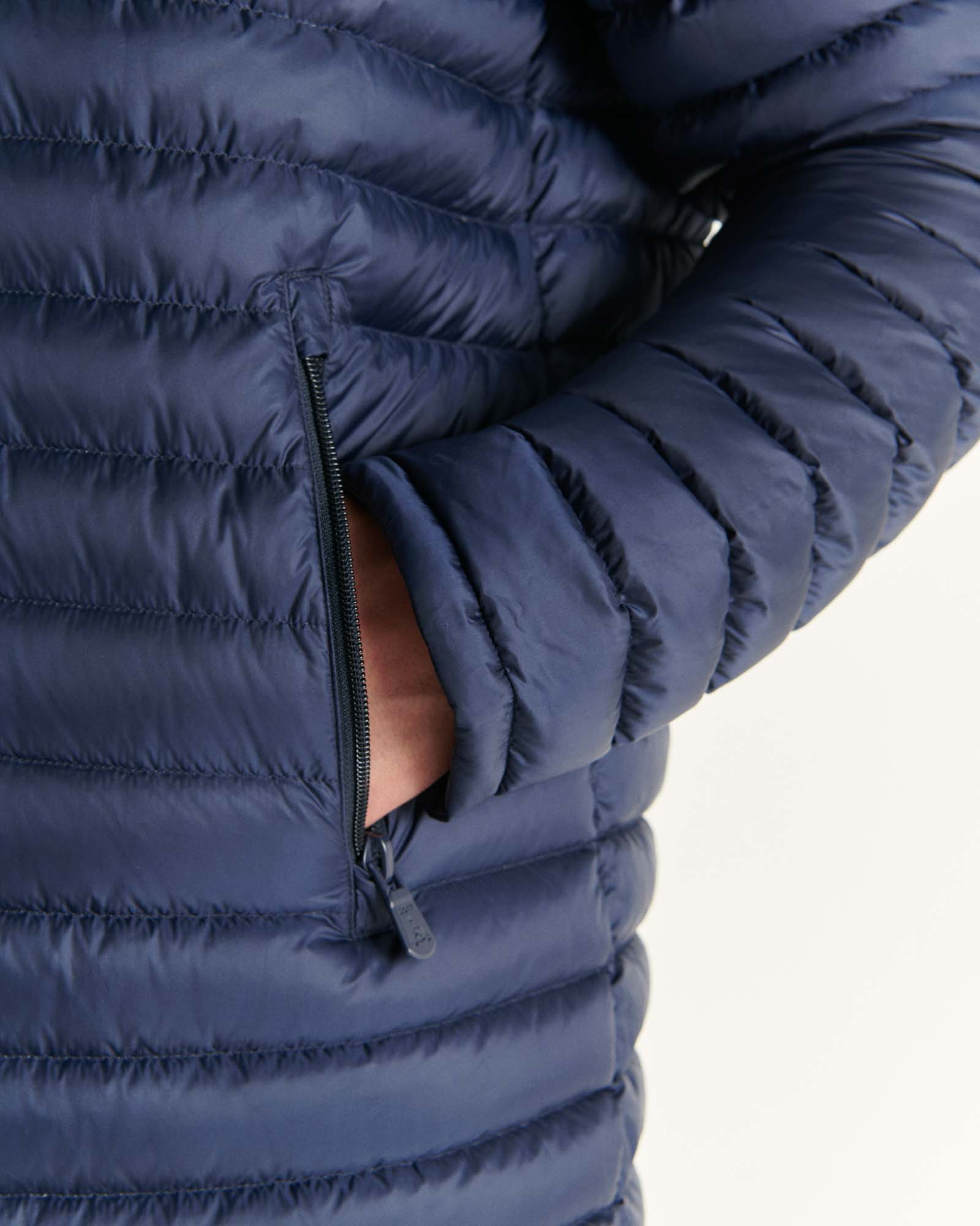 Navy Amsterdam reversible down jacket