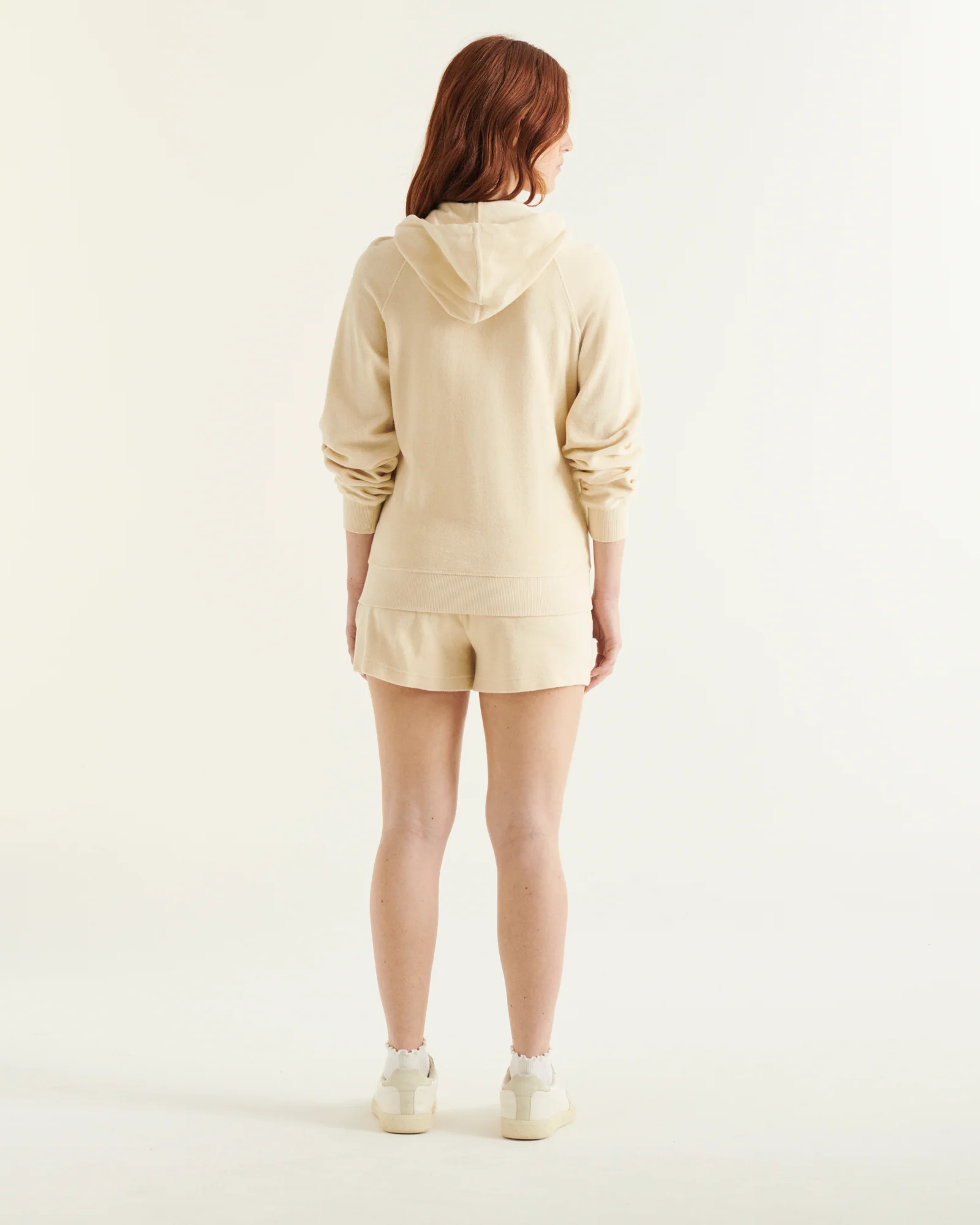 Pale mauve Coral 2.0 terry zip jacket