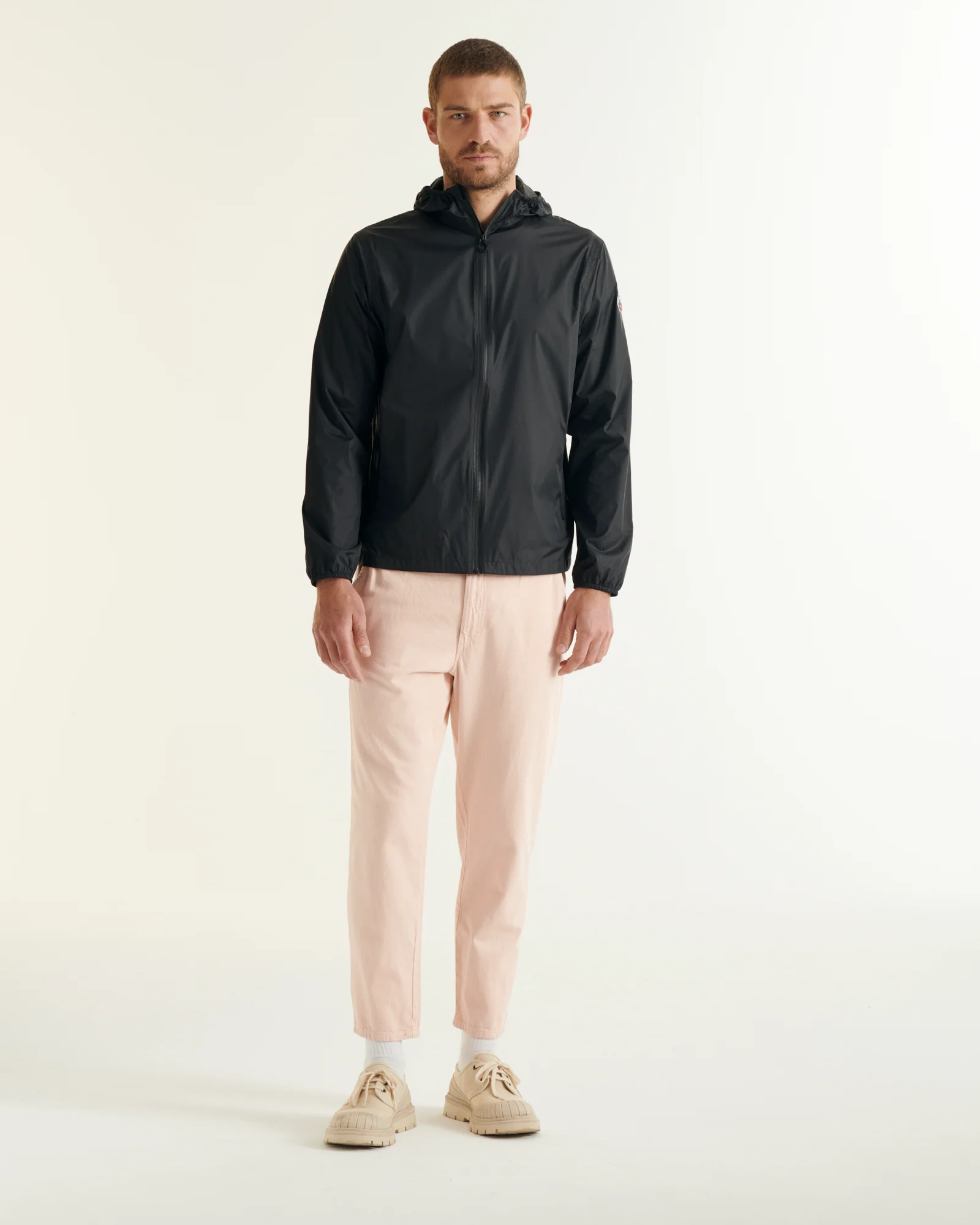 Derry acid green packable raincoat