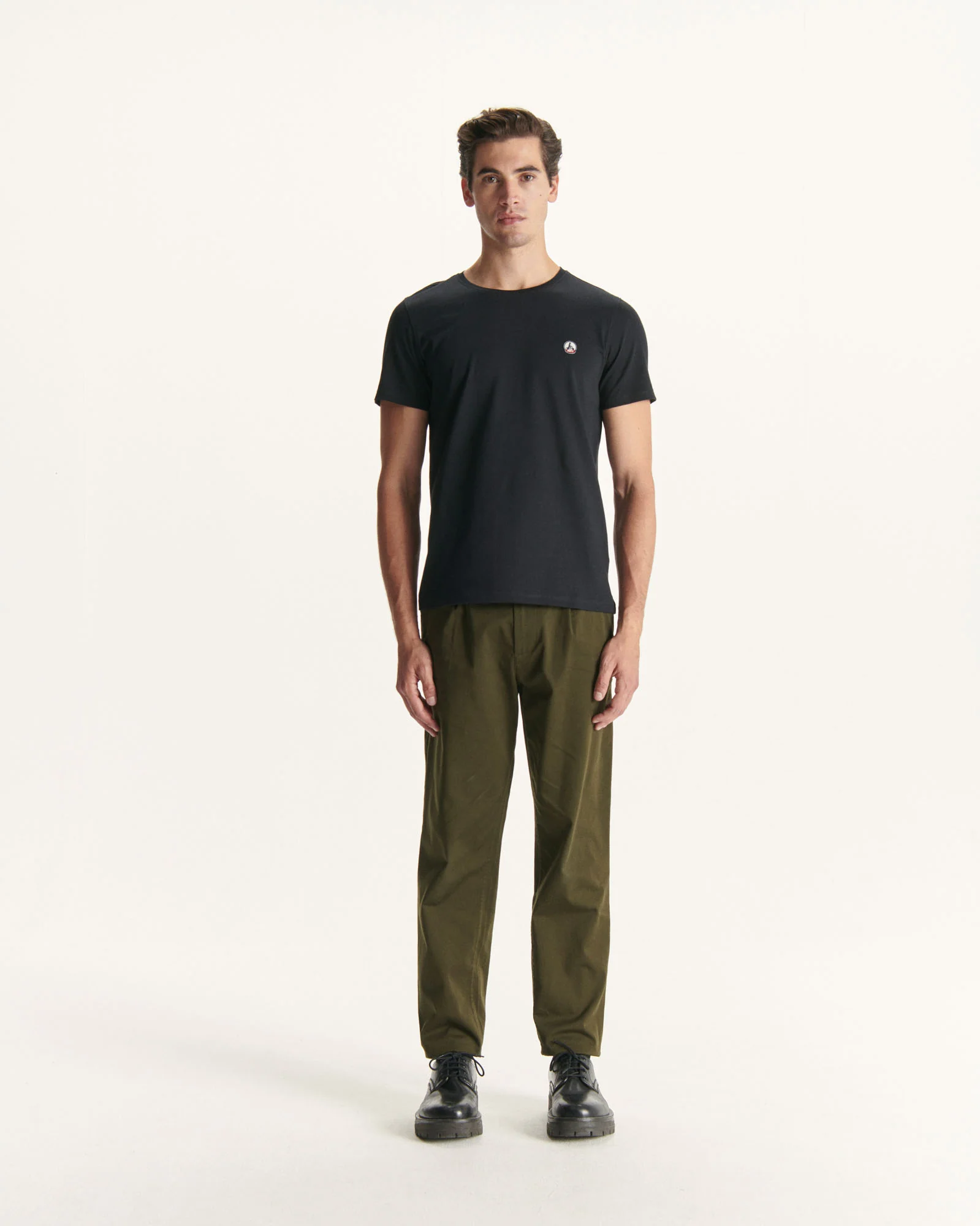 Organic cotton t-shirt Heather gray Pietro