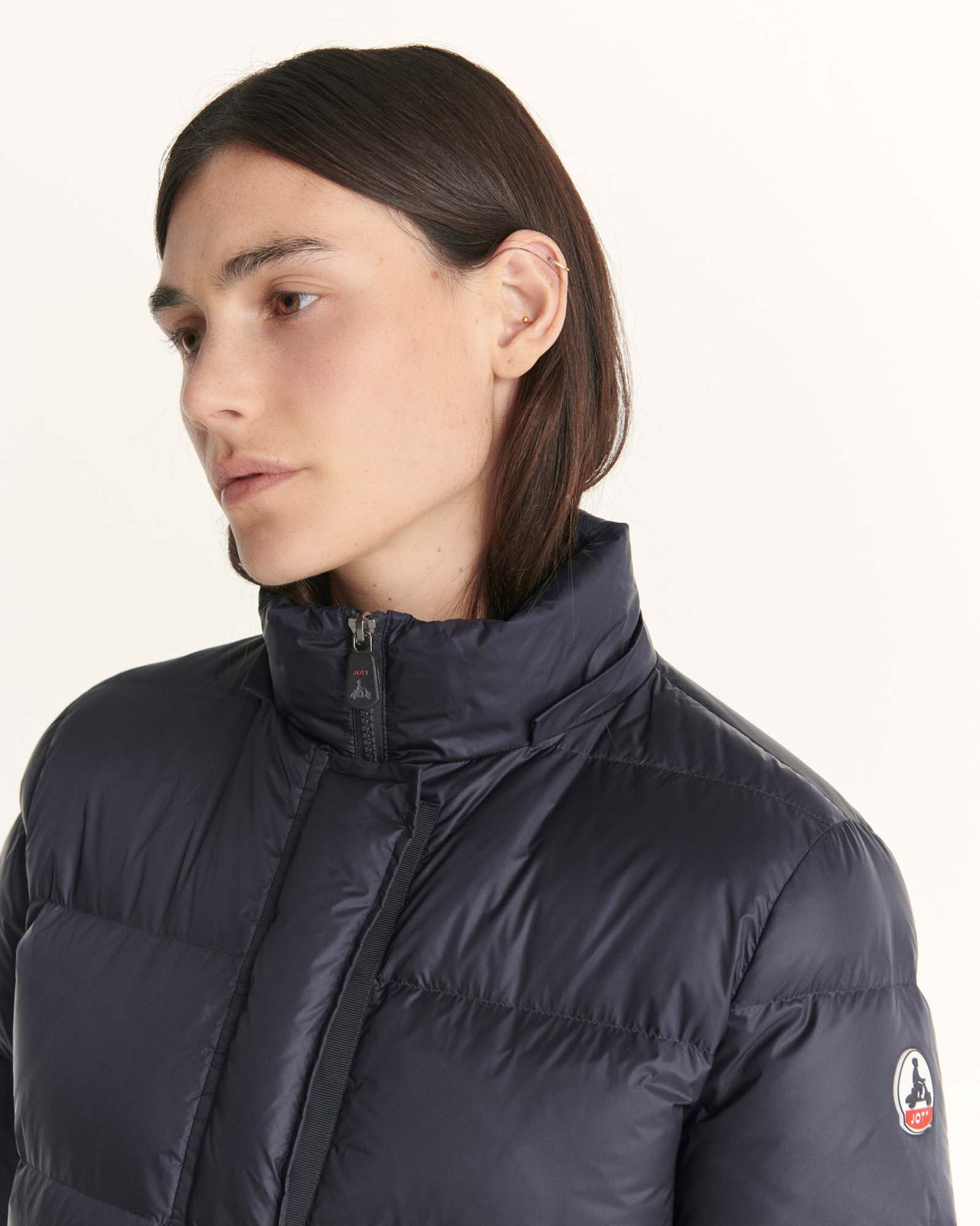 Long hooded down jacket Extreme Cold Black Karachi