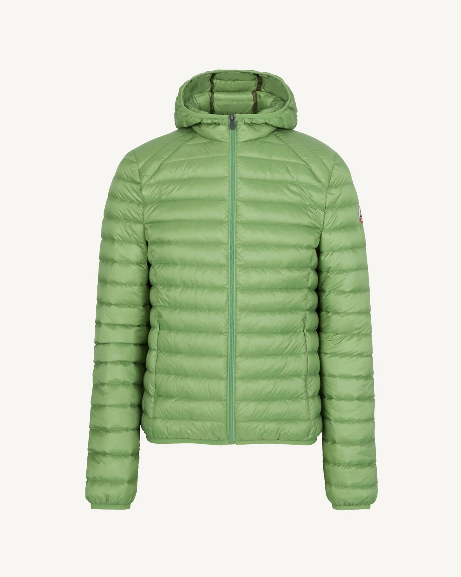Down jacket light Nico fern green hoodie