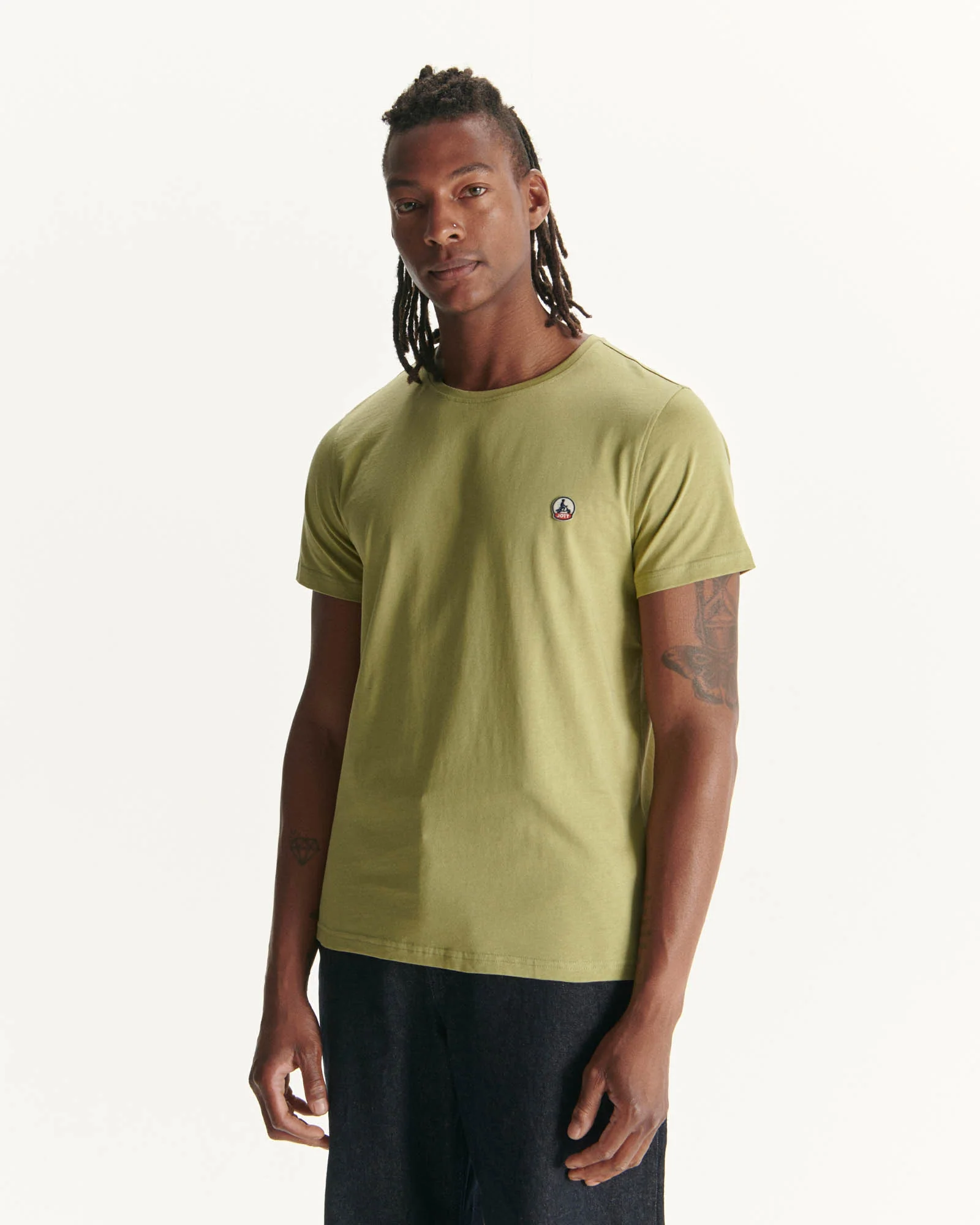 Organic cotton t-shirt Heather gray Pietro