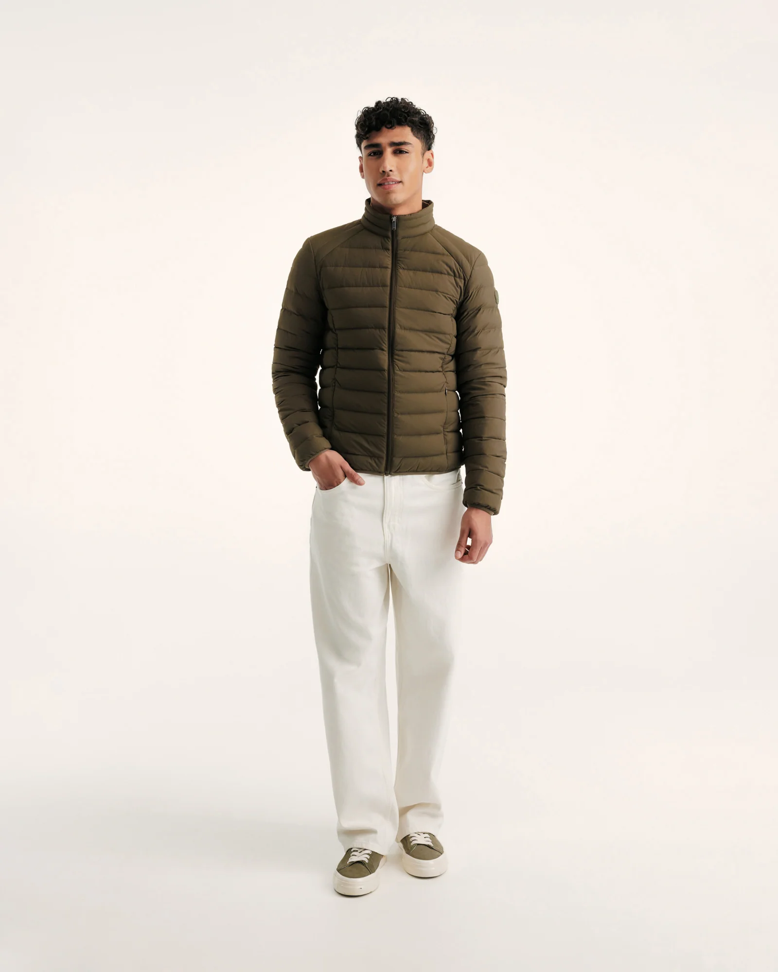 Down jacket light stretch Beige Aragon