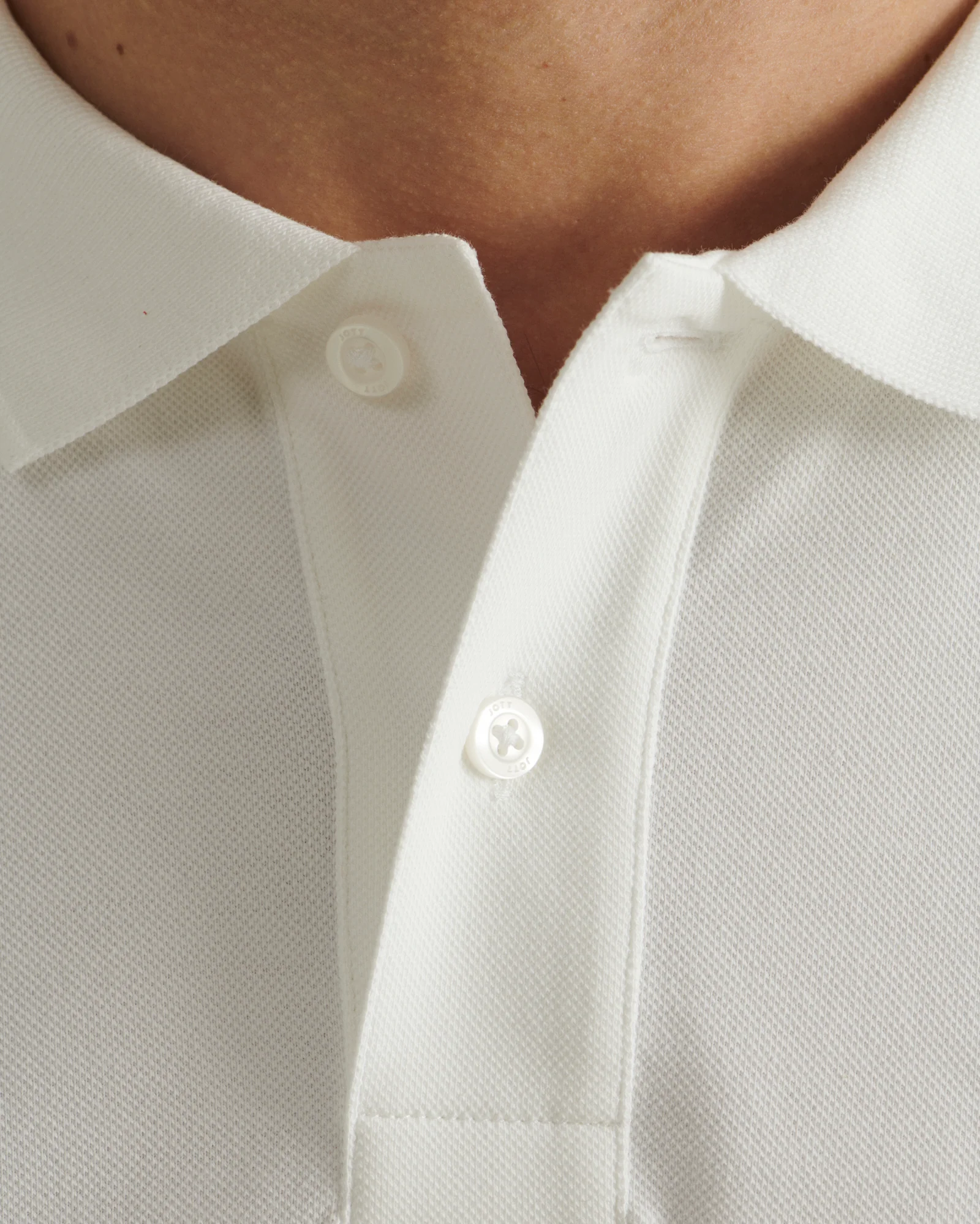 Polo shirt in organic cotton White Marbella