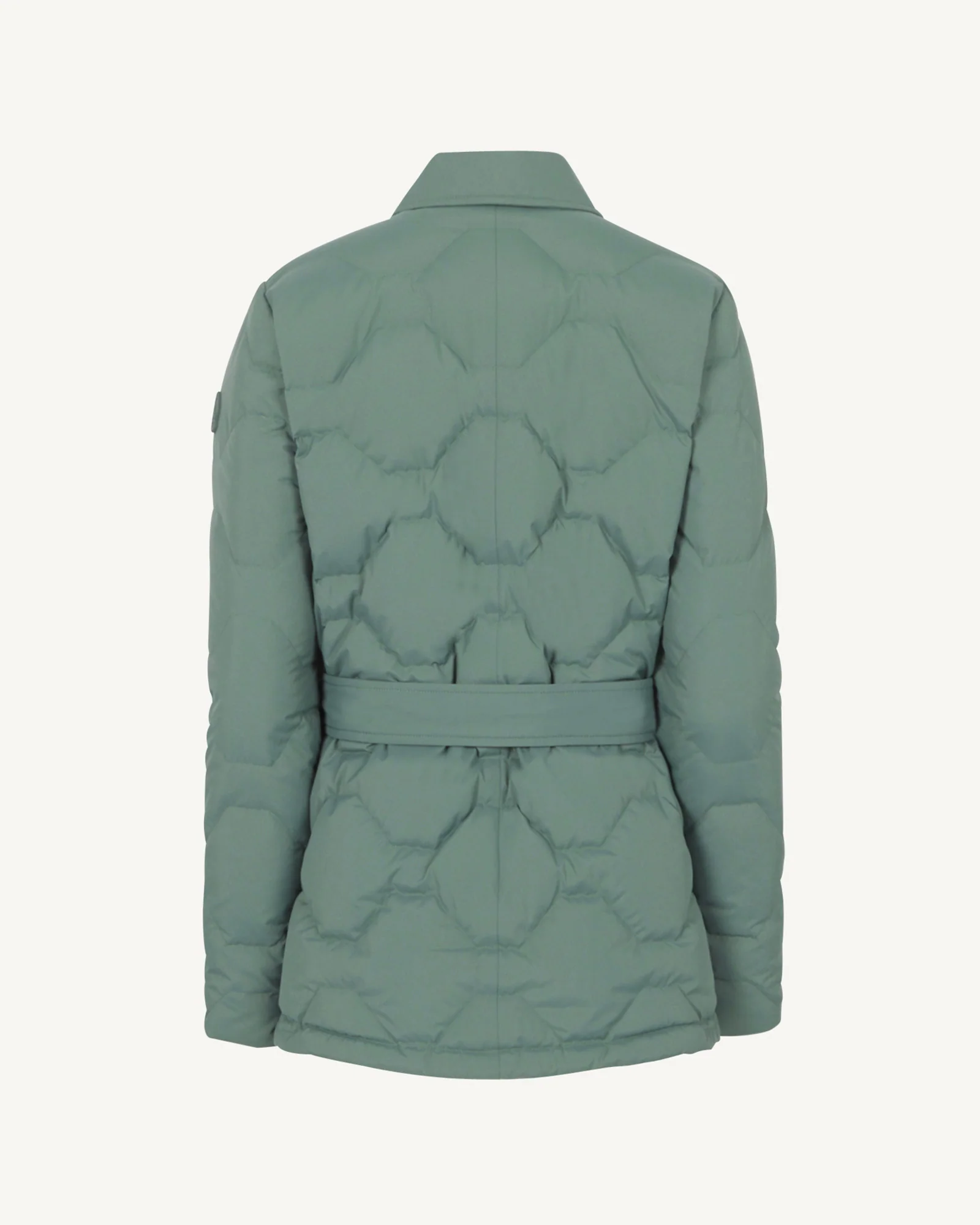 Down jacket Ultralight saharienne Celadon green Carmen