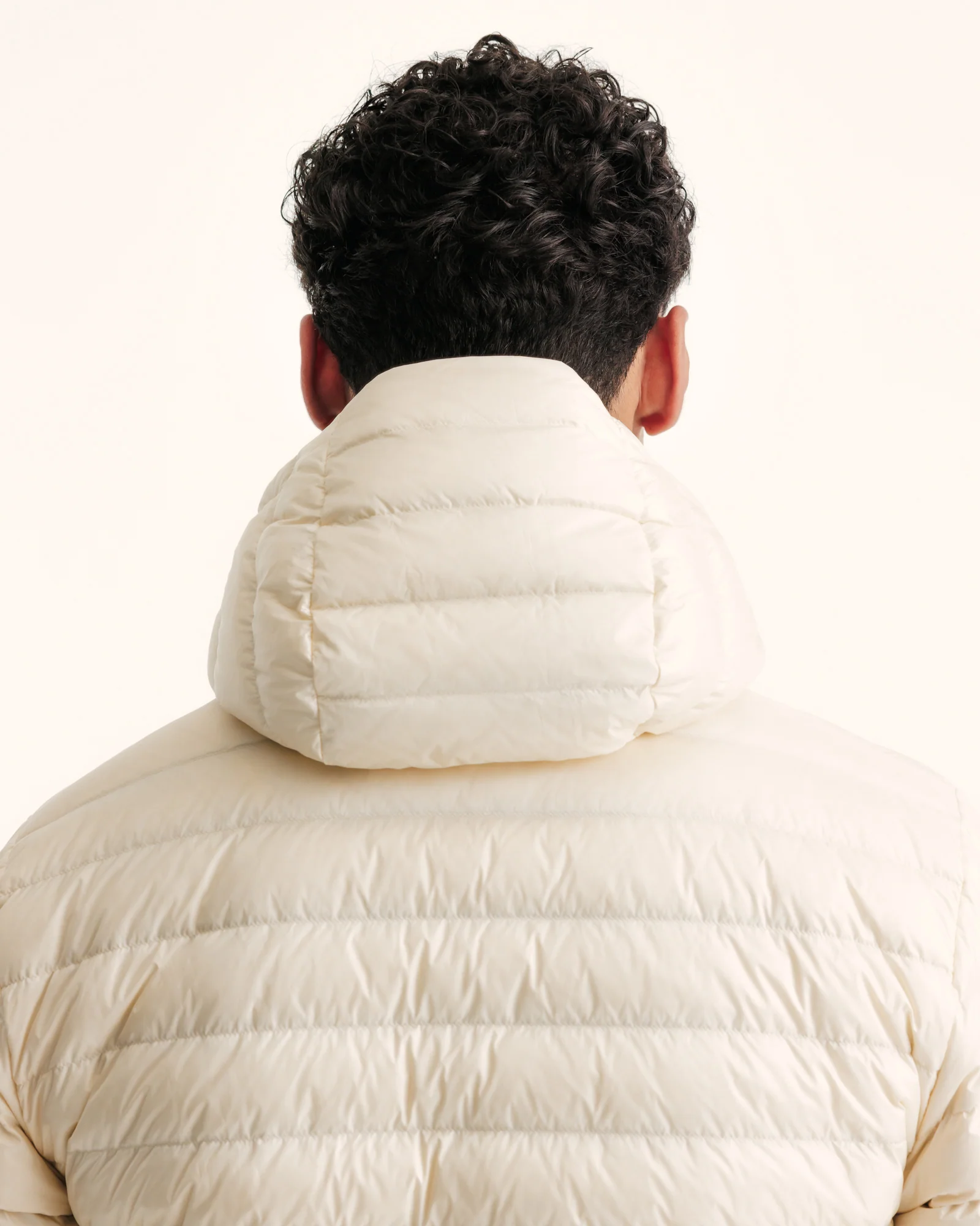 Down jacket reversible hoodie Army/Beige Bergen 2.0