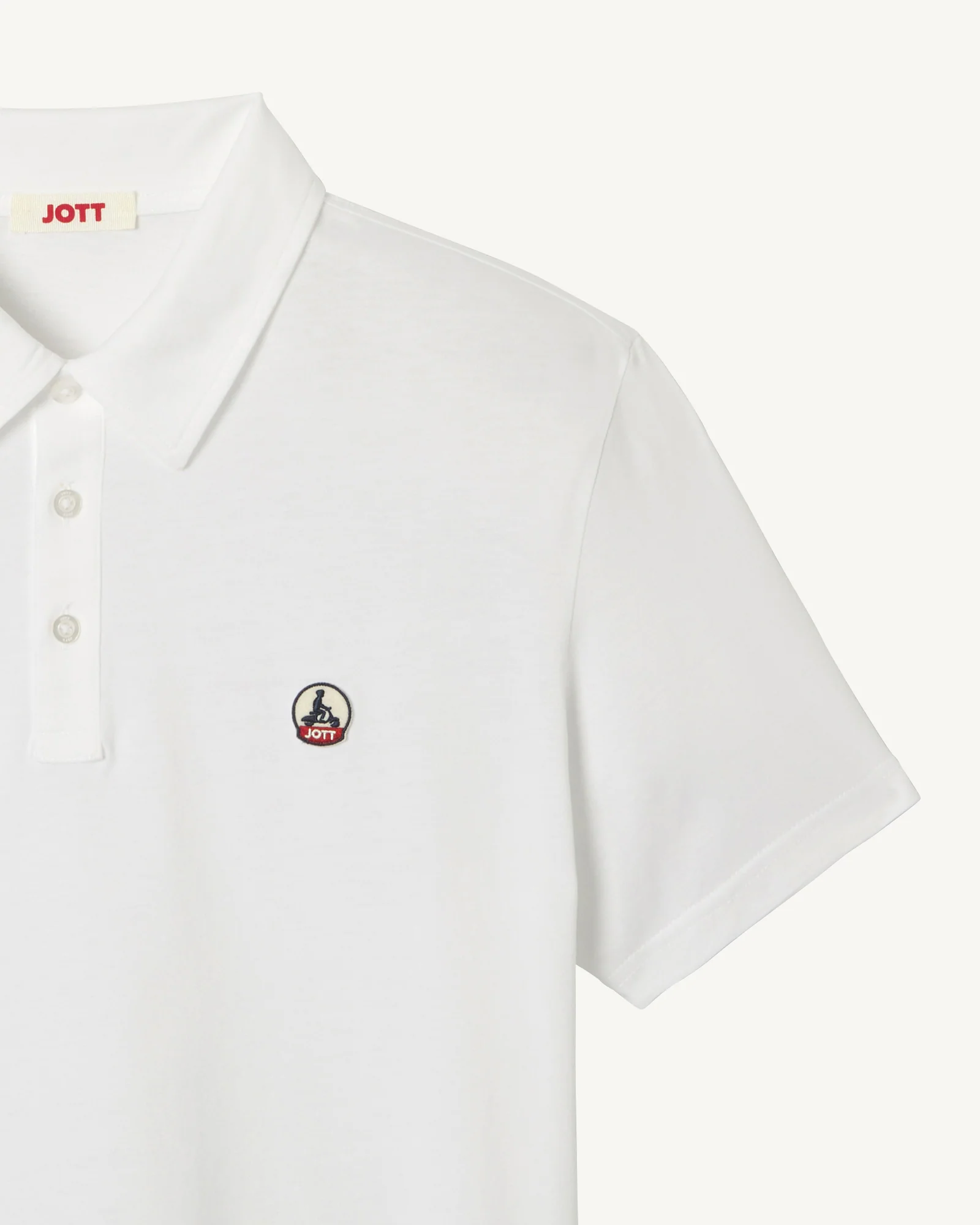 Polo shirt in organic cotton Black Lavan