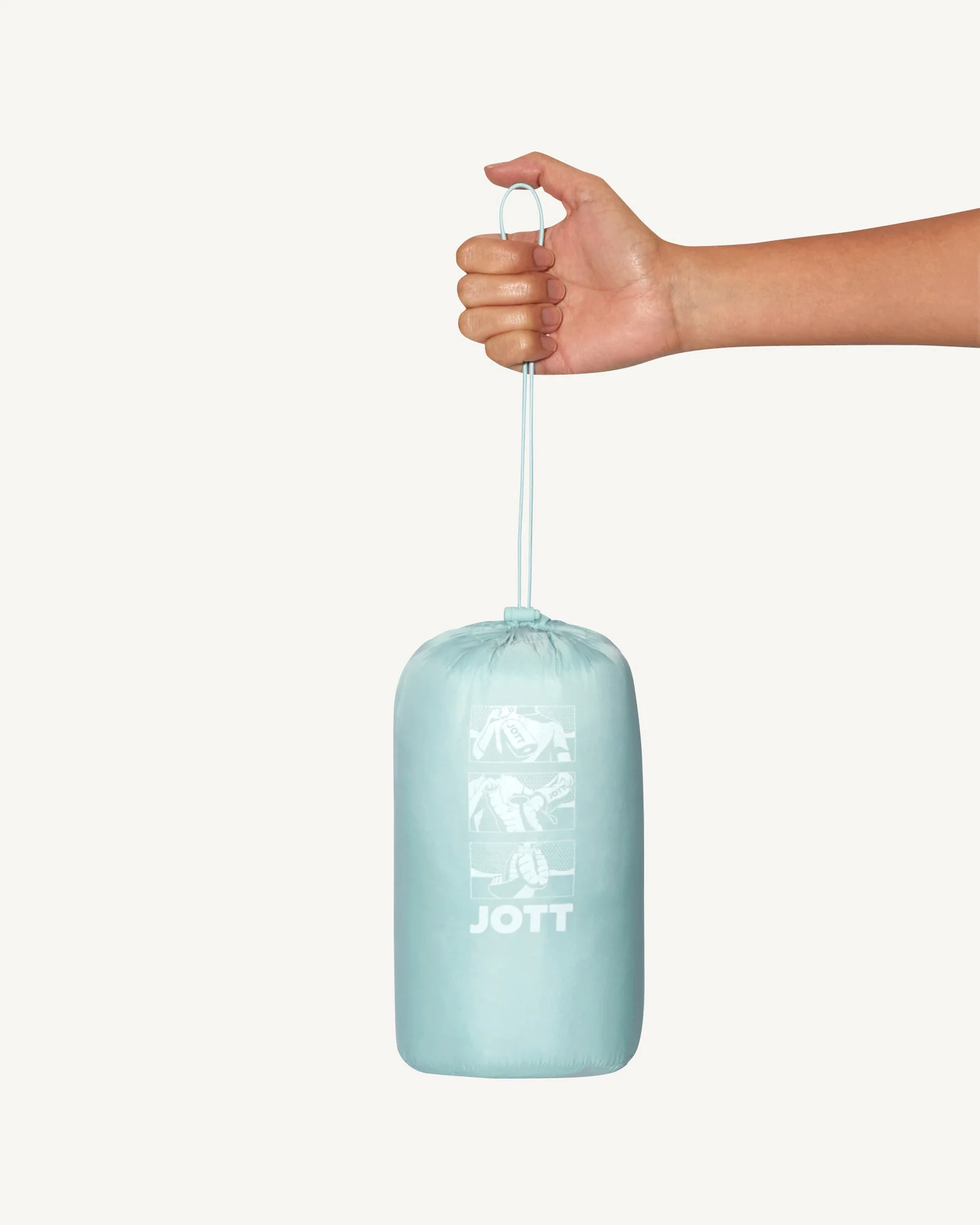 Light down jacket Denim blue Mat