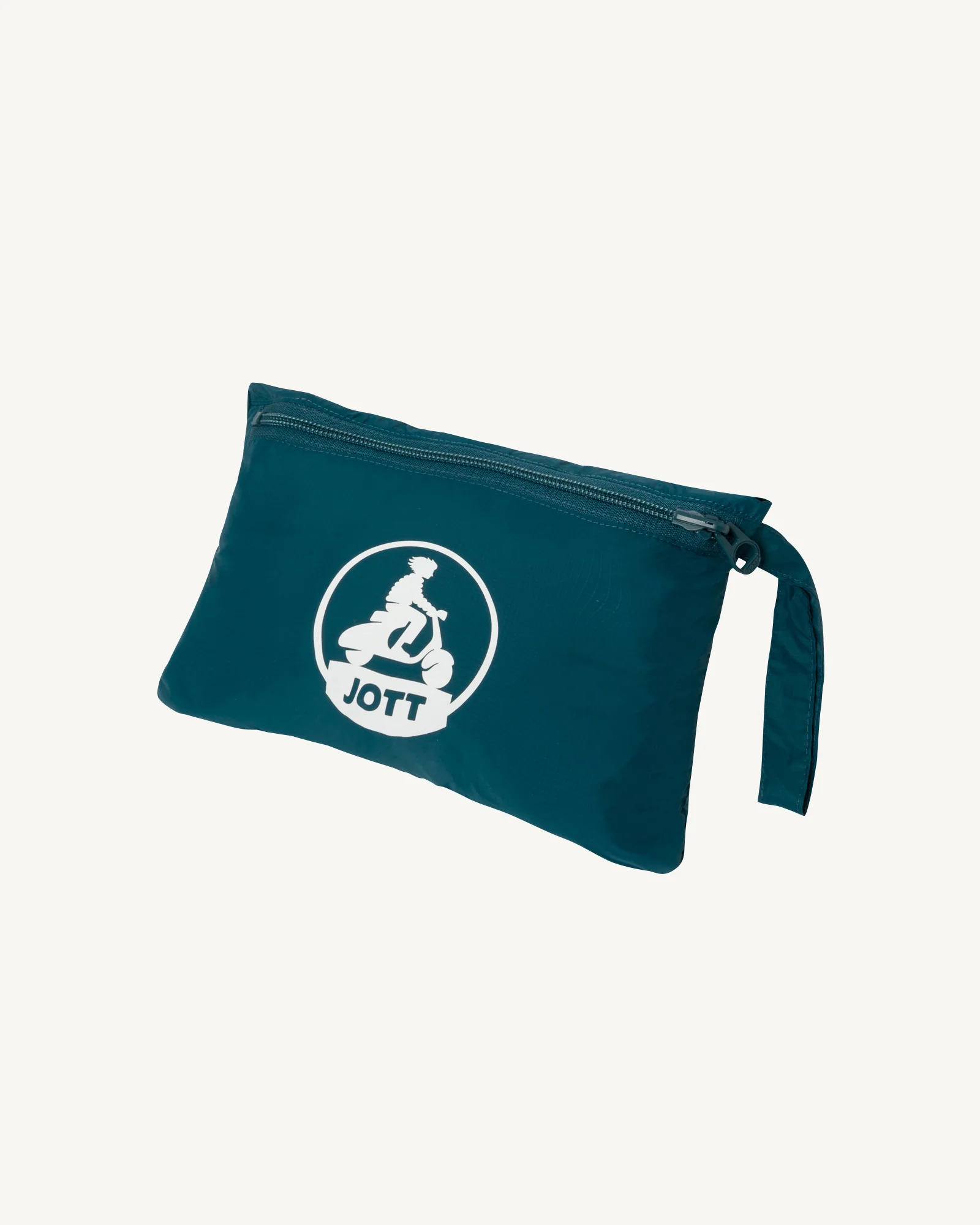 Beige Glendale long hooded raincoat