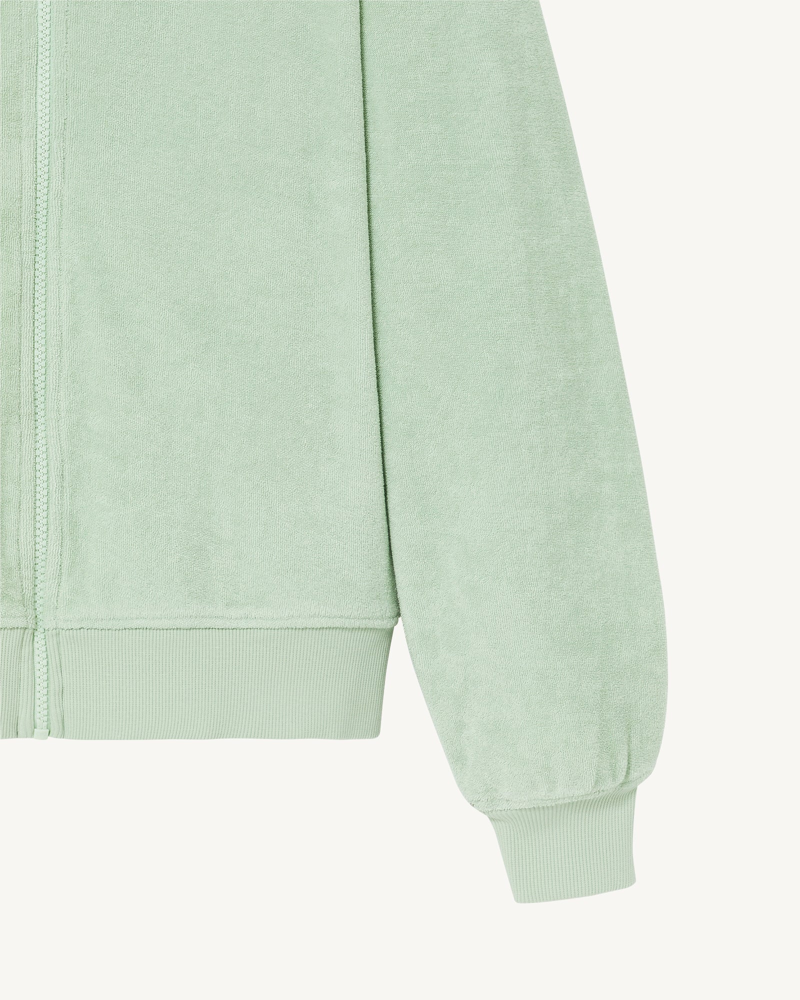 Pale mauve Coral 2.0 terry zip jacket