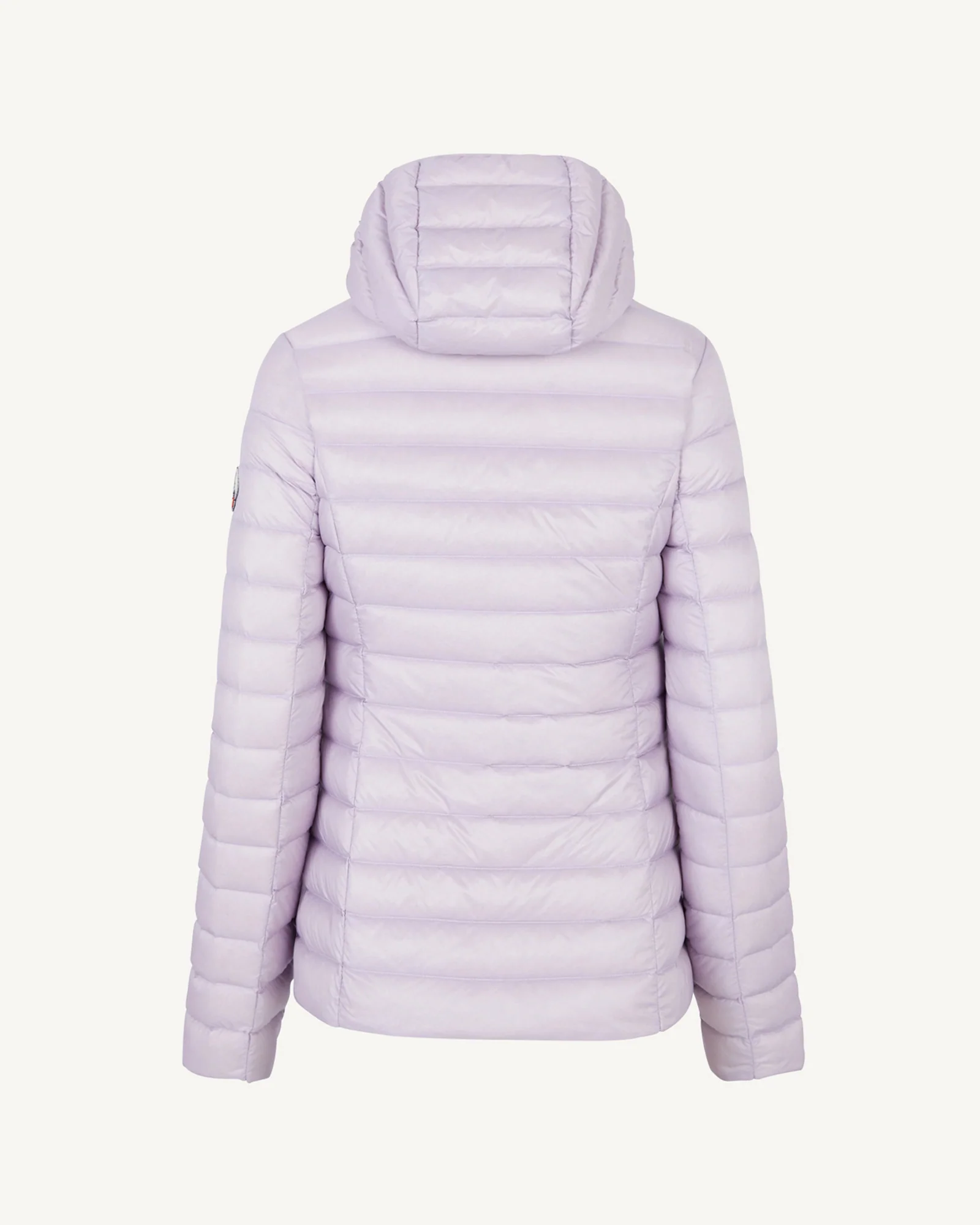 Down jacket light Celadon green Cloe hoodie