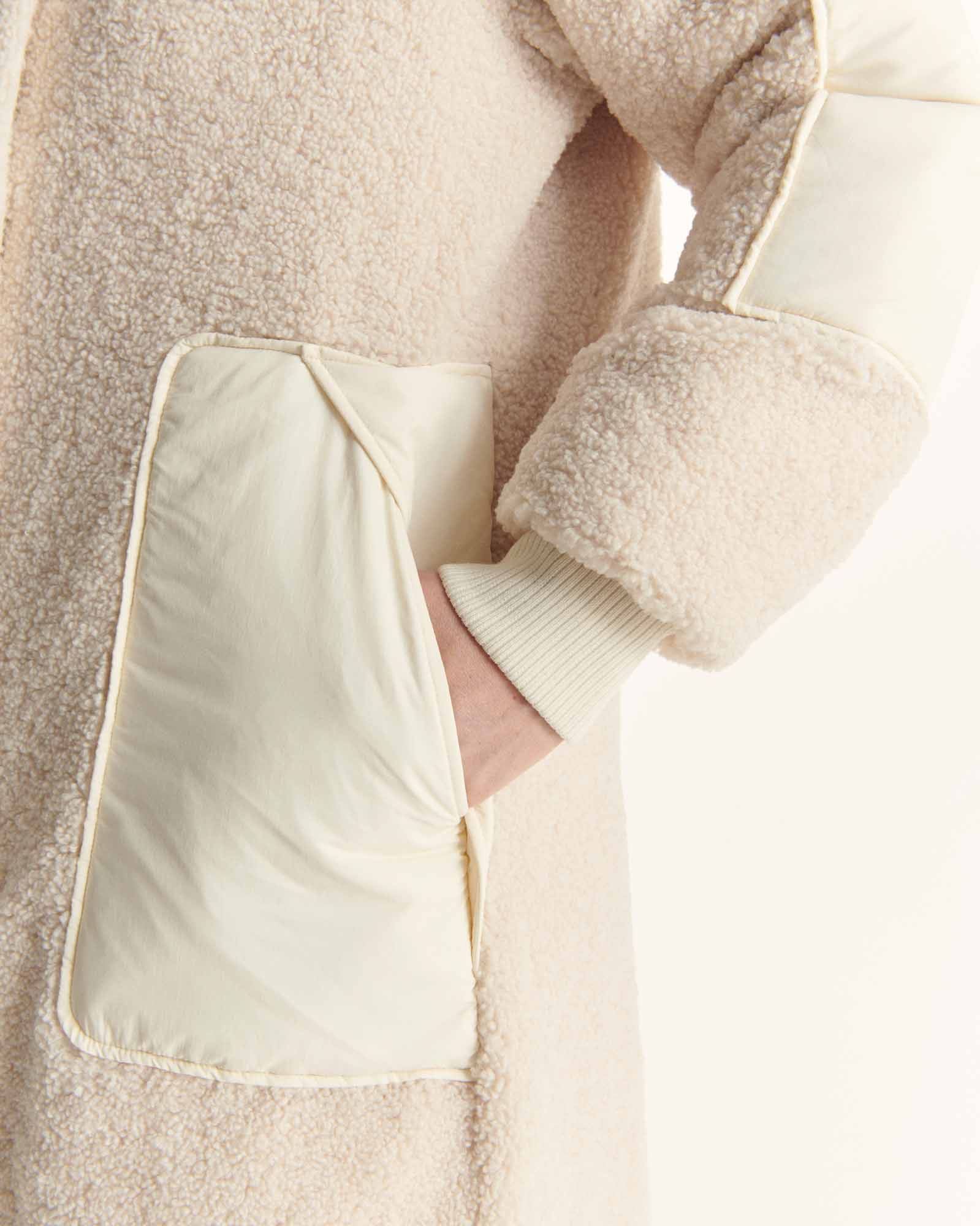 Down jacket reversible Grand Froid Ivoire Nara