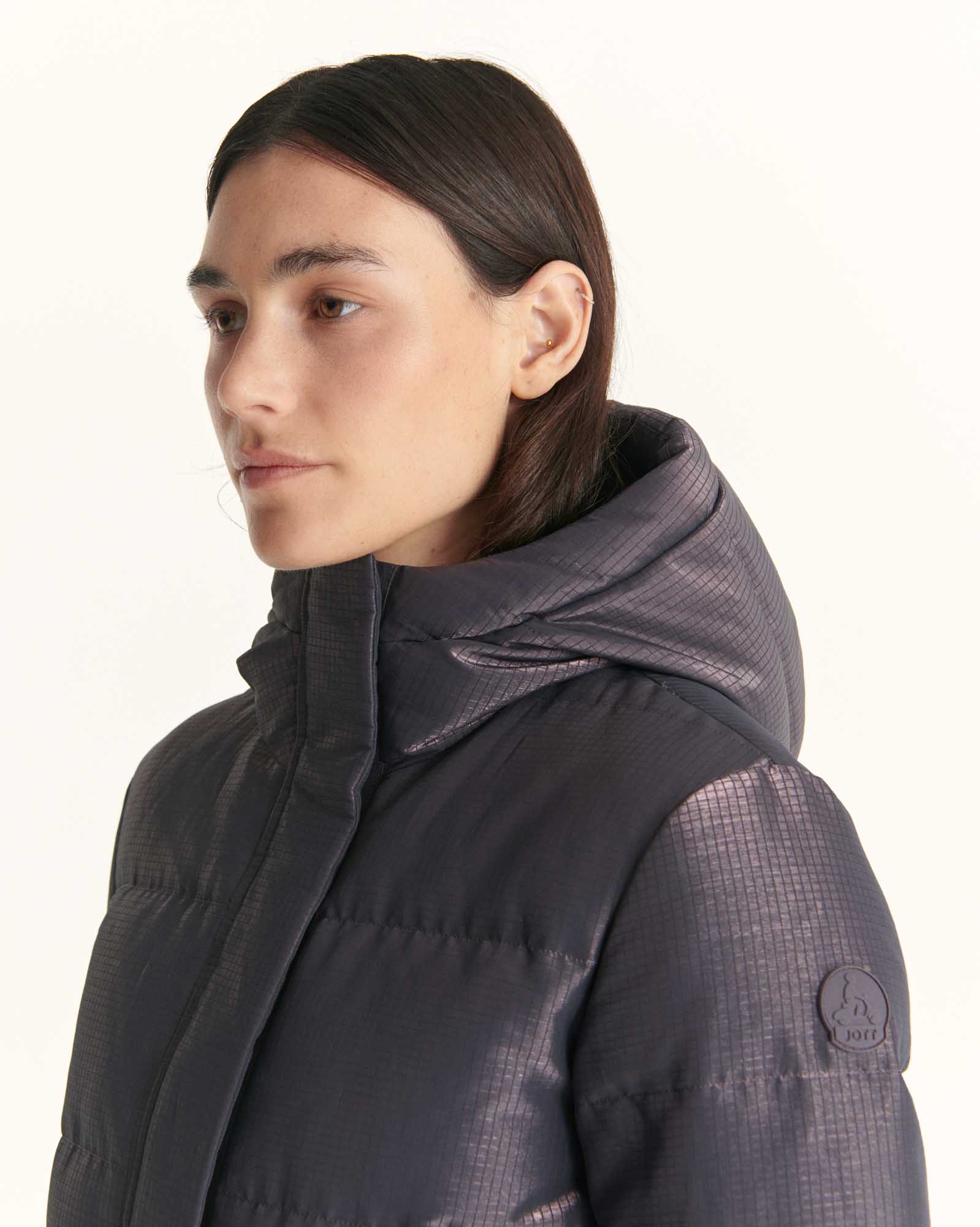 Down jacket Grand Froid Christmas hoodie purple Laponi