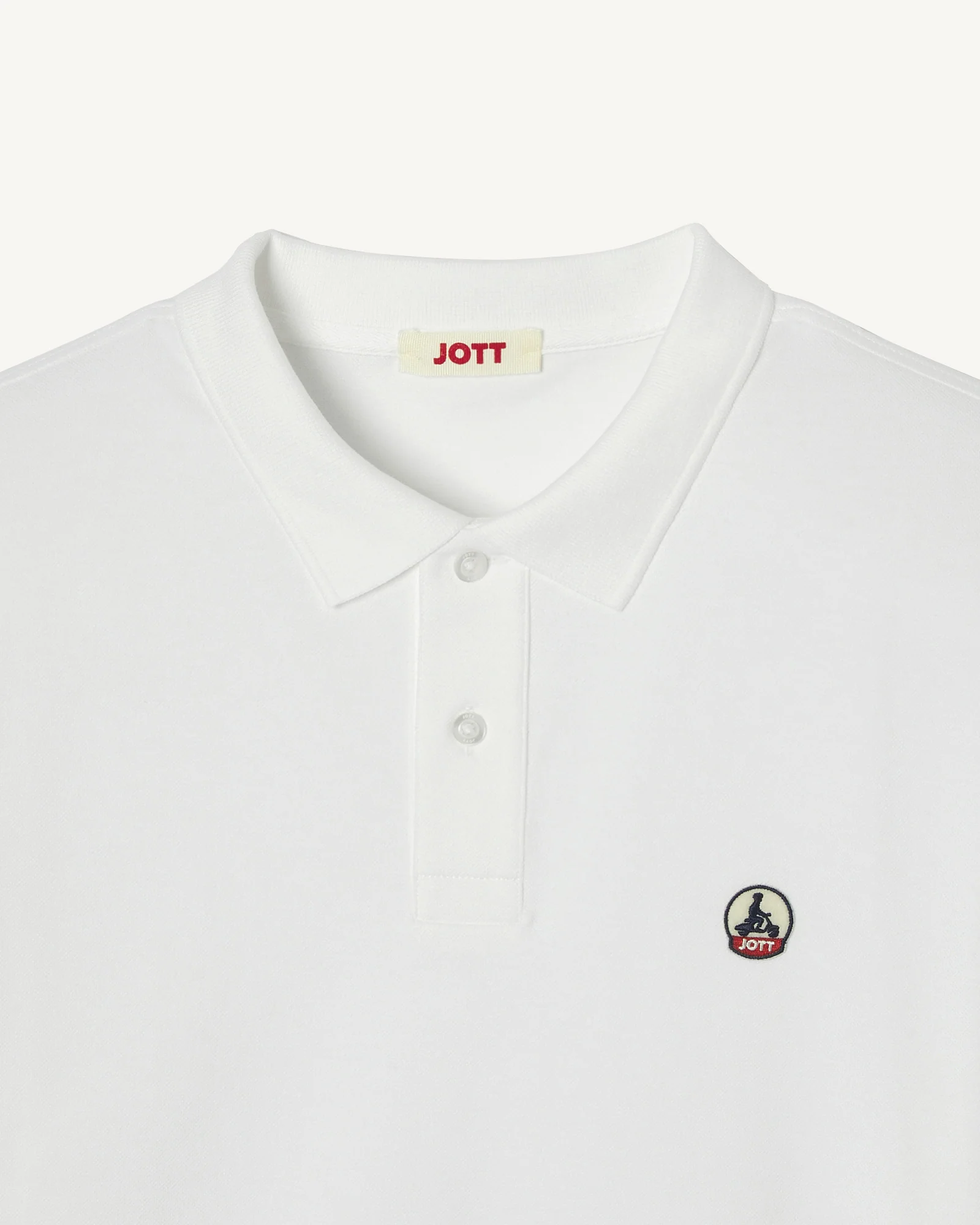 Polo shirt in organic cotton White Marbella