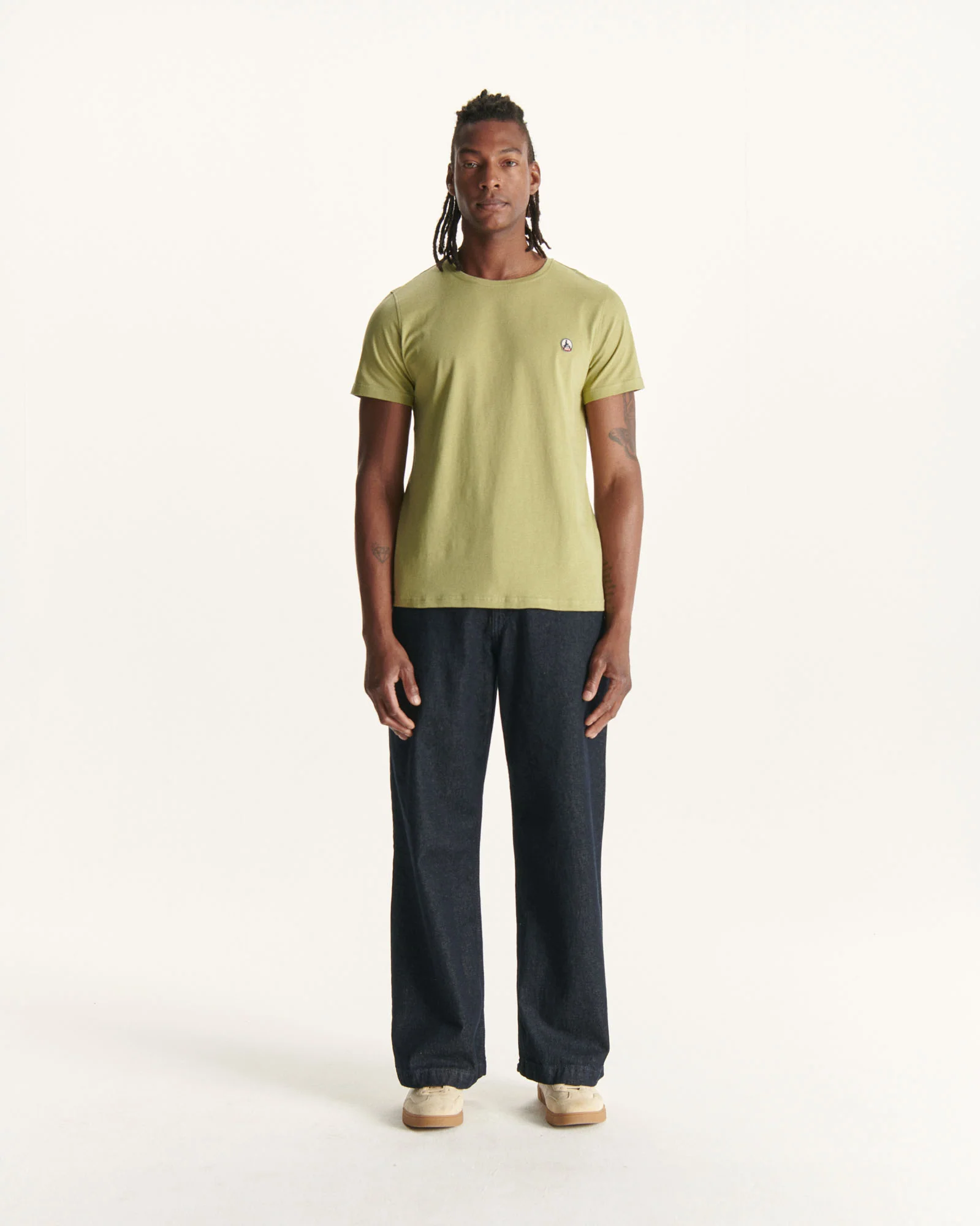 Organic cotton t-shirt Heather gray Pietro