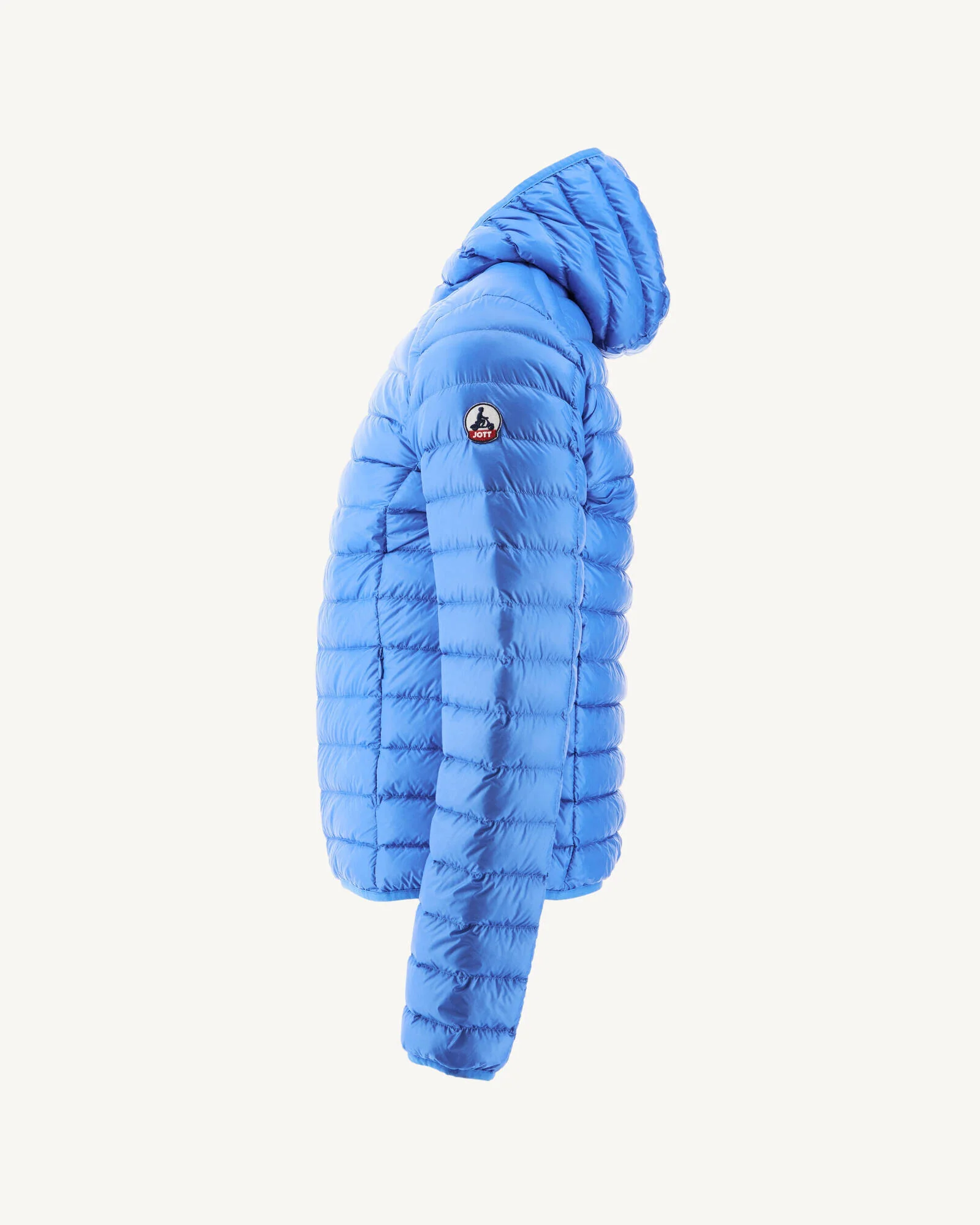 Light hooded puffer jacket Red Nico