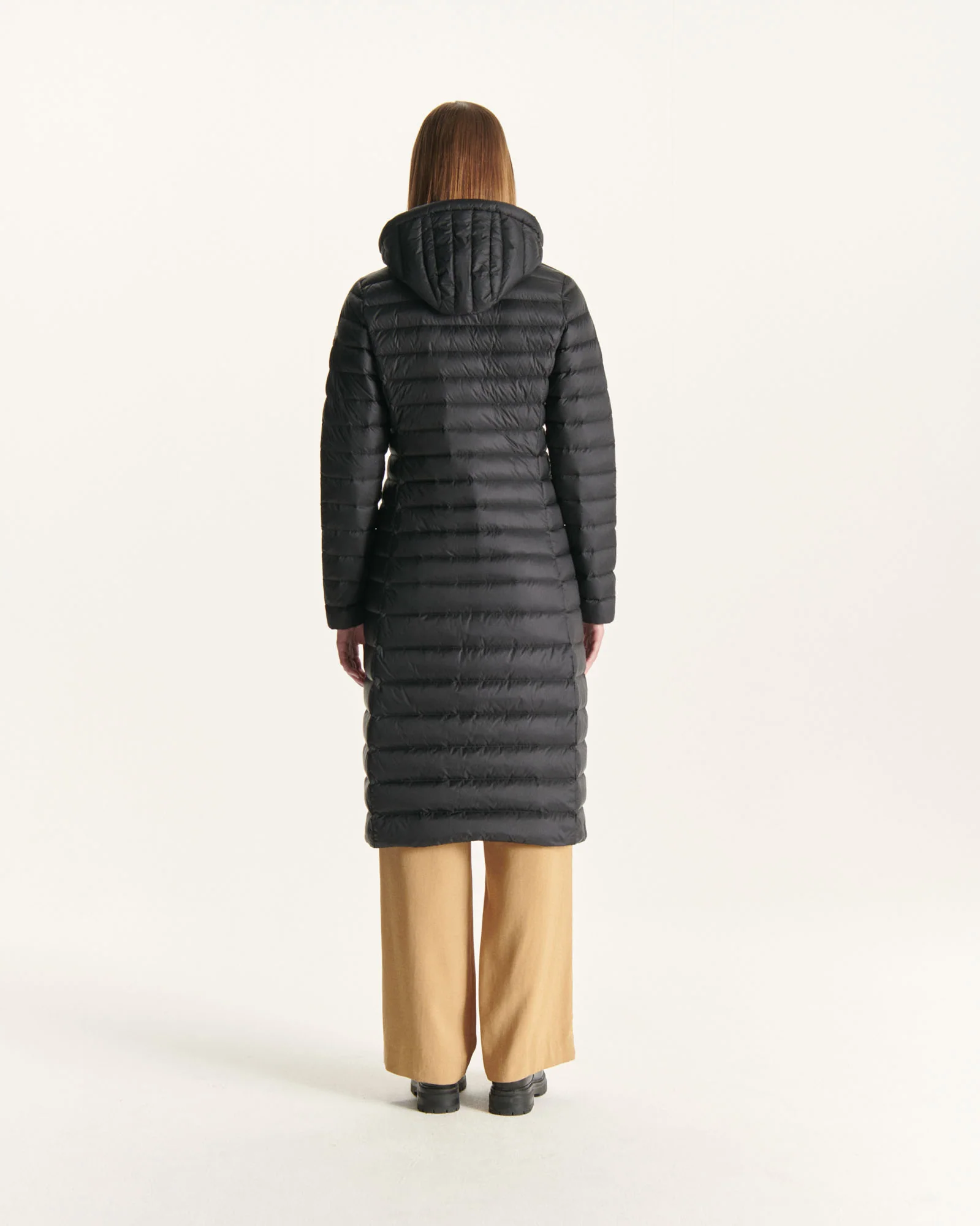Down jacket long and light Marine Laurie 2.0