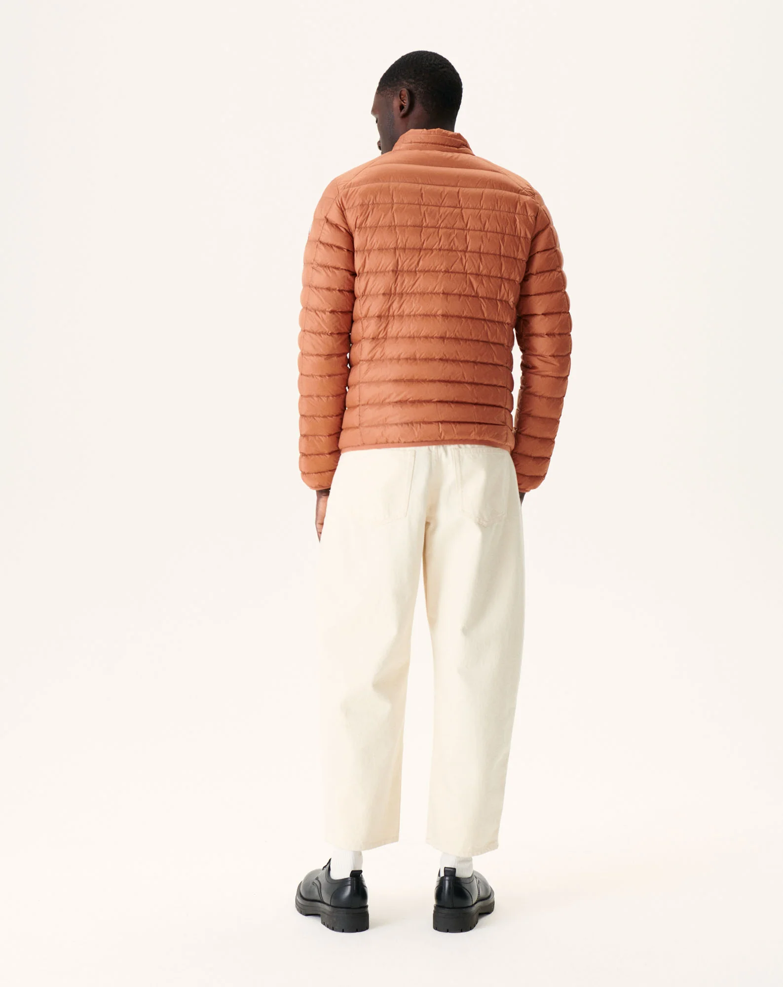 Light down jacket Denim blue Mat