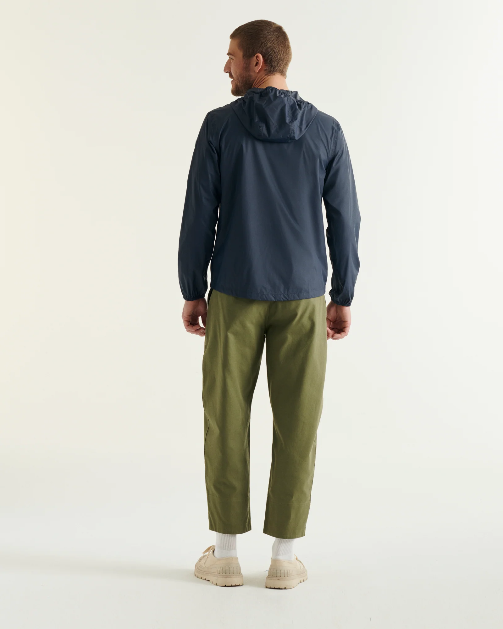 Derry acid green packable raincoat