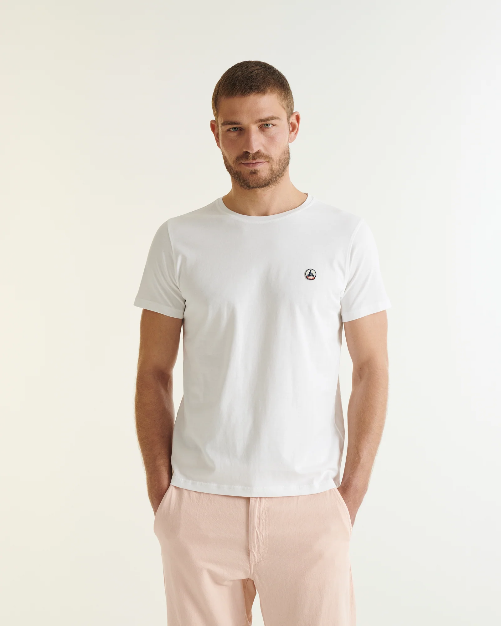 Organic cotton t-shirt Heather gray Pietro